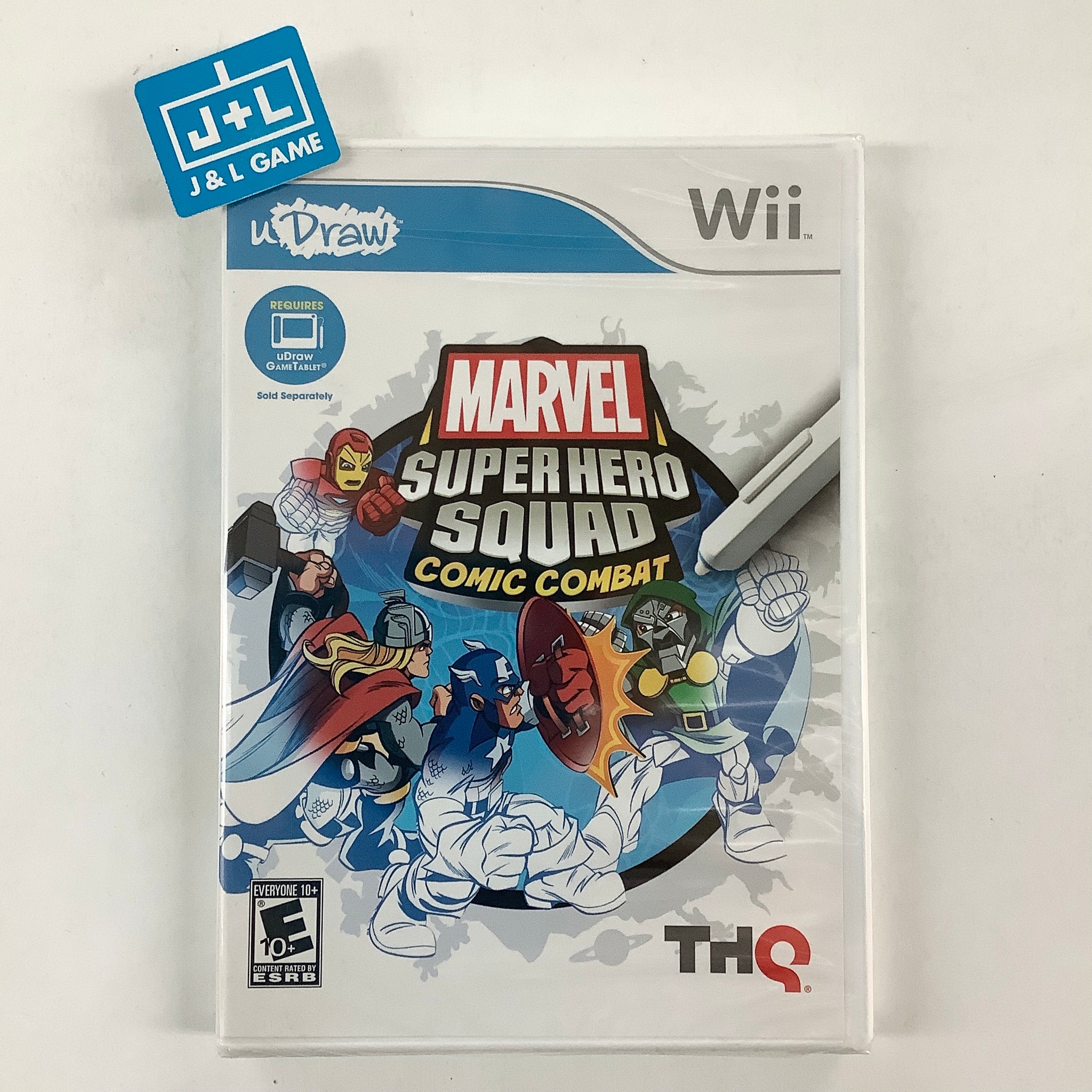 uDraw: Marvel Super Hero Squad: Comic Combat - Nintendo Wii Video Games THQ   