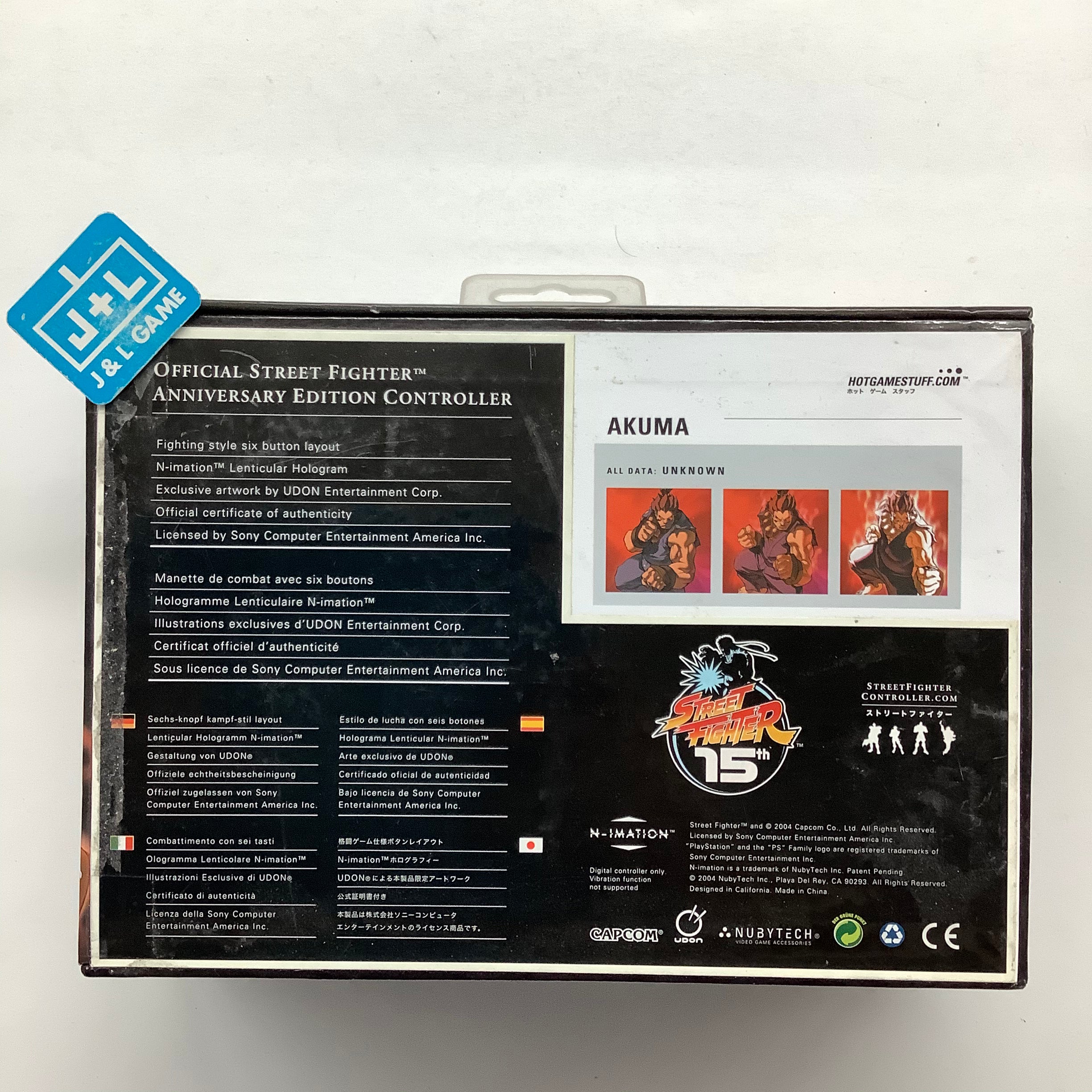 PlayStation 2 Street Fighter 15th Anniversary Edition Controller ( AKUMA ) - (PS2) PlayStation 2 [Pre-Owned] ( European Import ) Accessories Capcom   