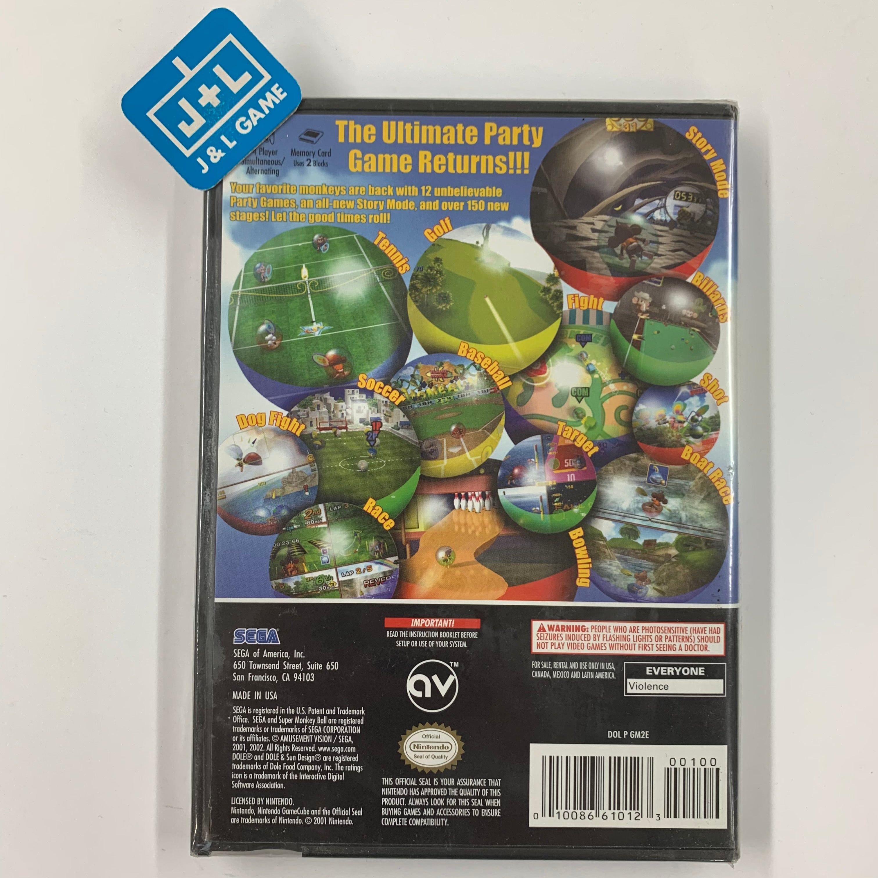 Super Monkey Ball 2 - (GC) GameCube Video Games Sega   