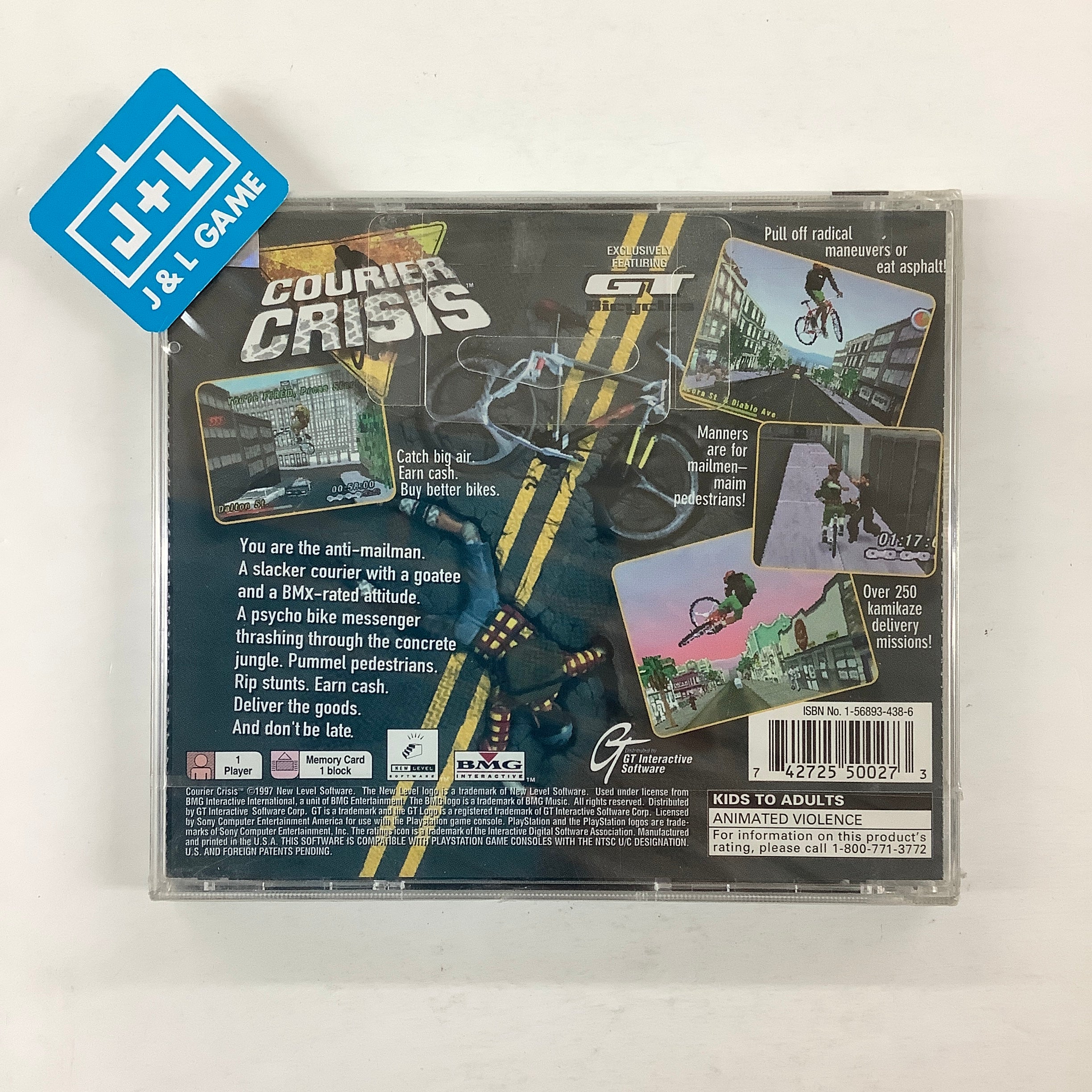 Courier Crisis - (PS1) PlayStation 1 Video Games GT Interactive   