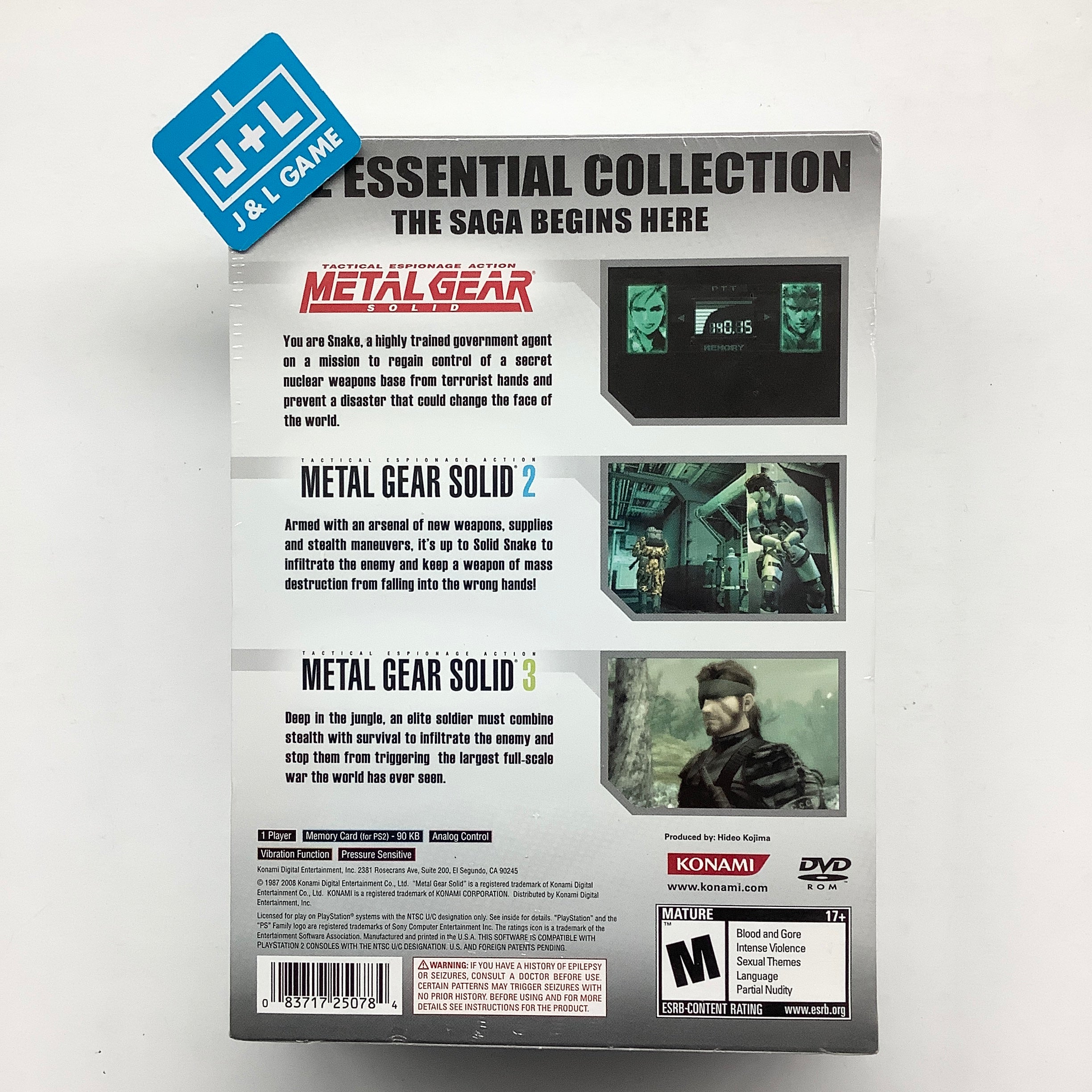 metal gear ps2 Metal Gear Solid Essential Collection
