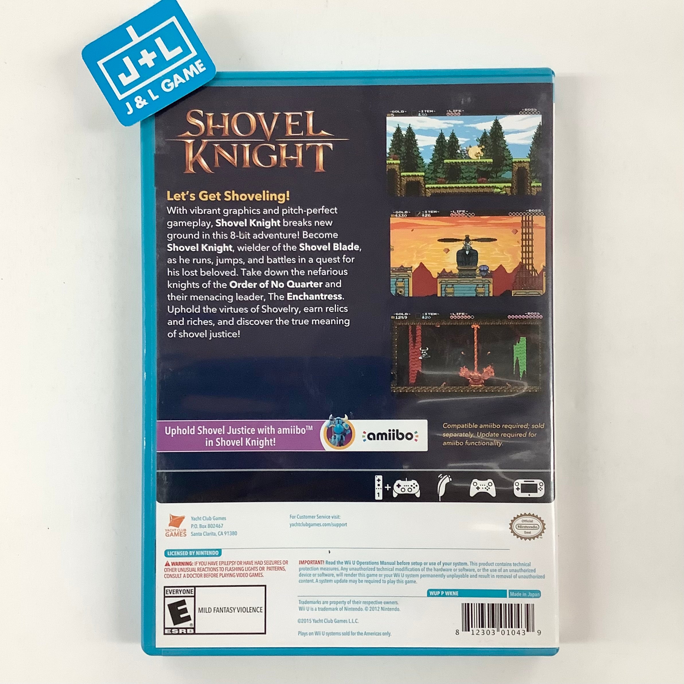Shovel Knight - Nintendo Wii U [Pre-Owned] Video Games U&I Entertainment   