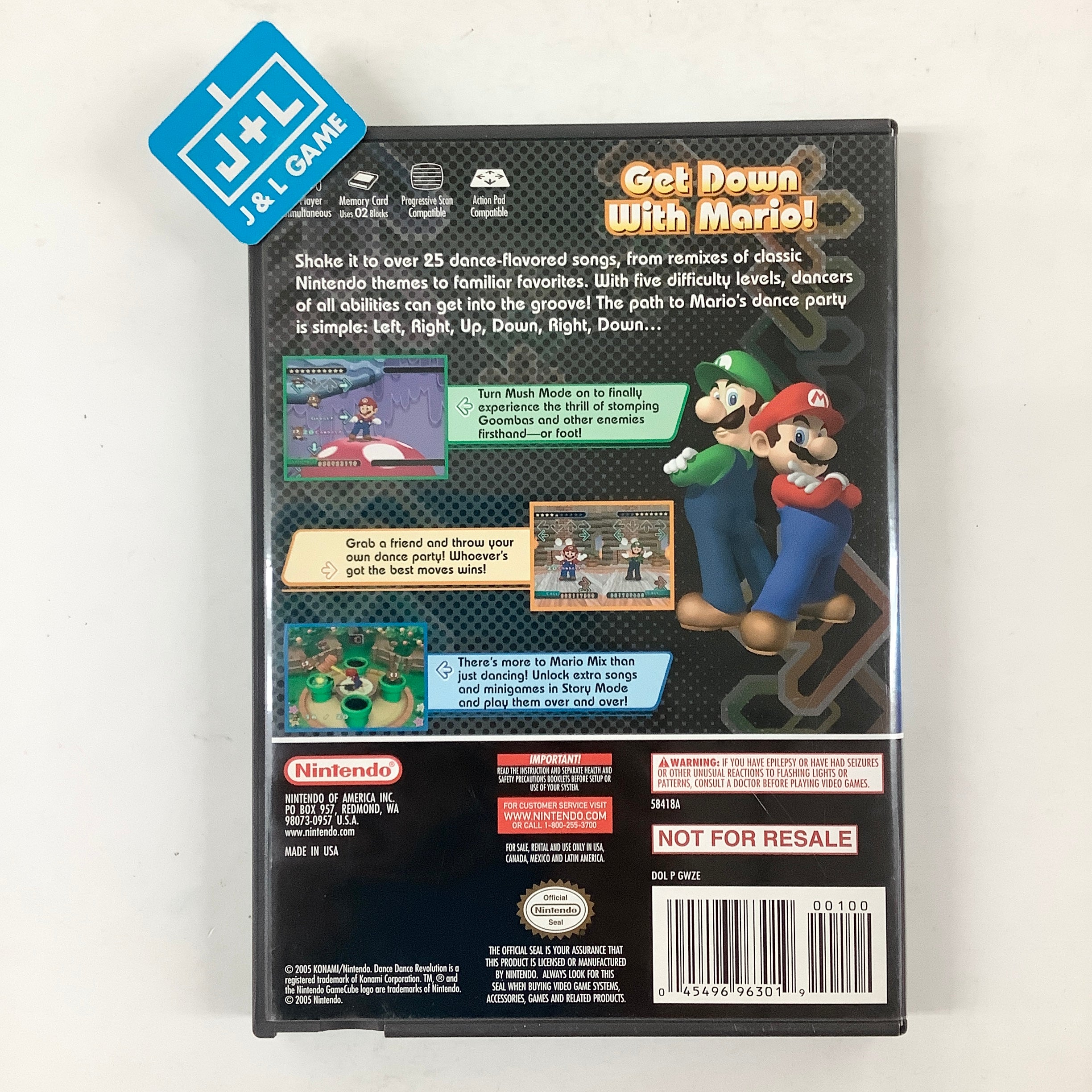 Dance Dance Revolution: Mario Mix - (GC) GameCube [Pre-Owned] Video Games Nintendo   