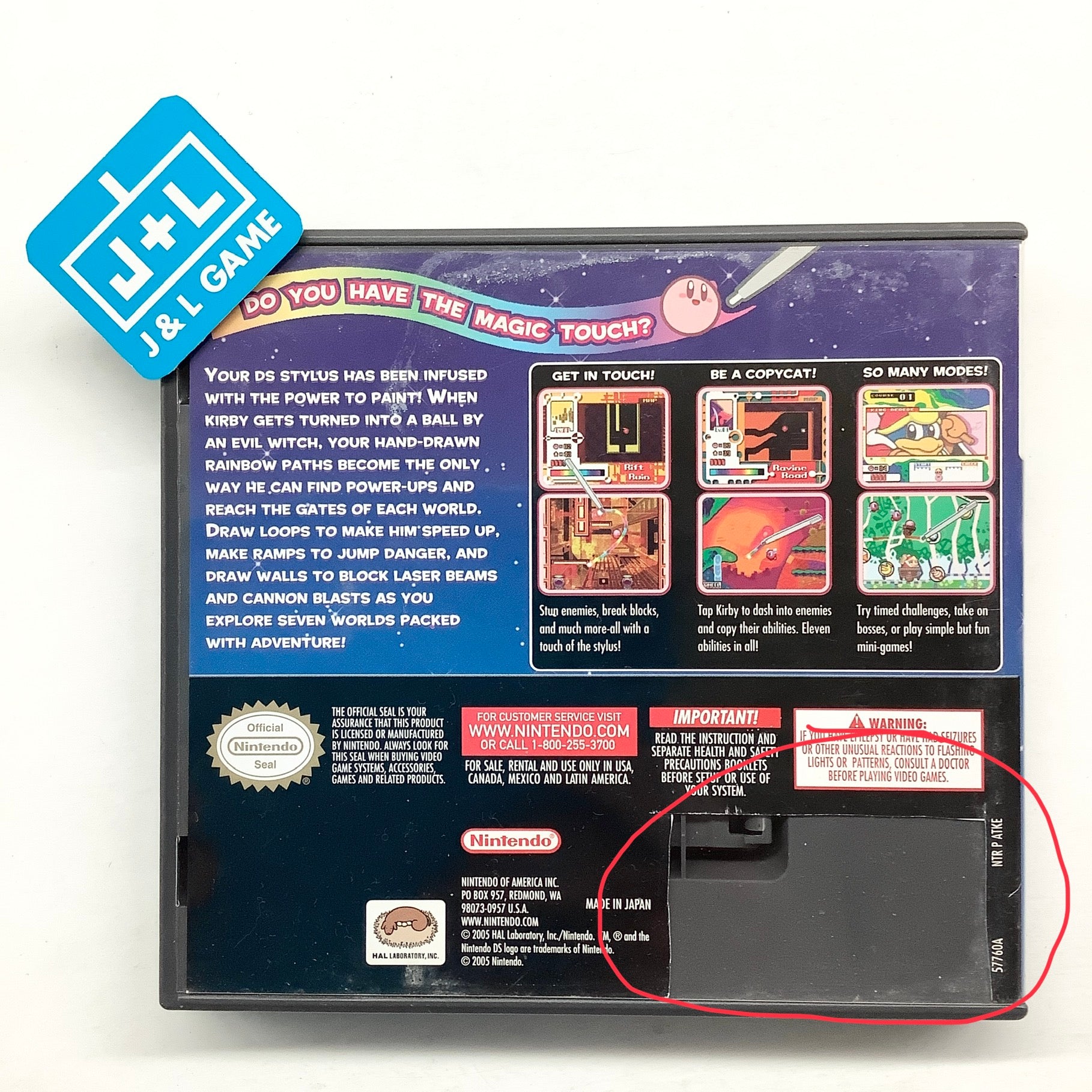 Kirby: Canvas Curse - (NDS) Nintendo DS [Pre-Owned] Video Games Nintendo   