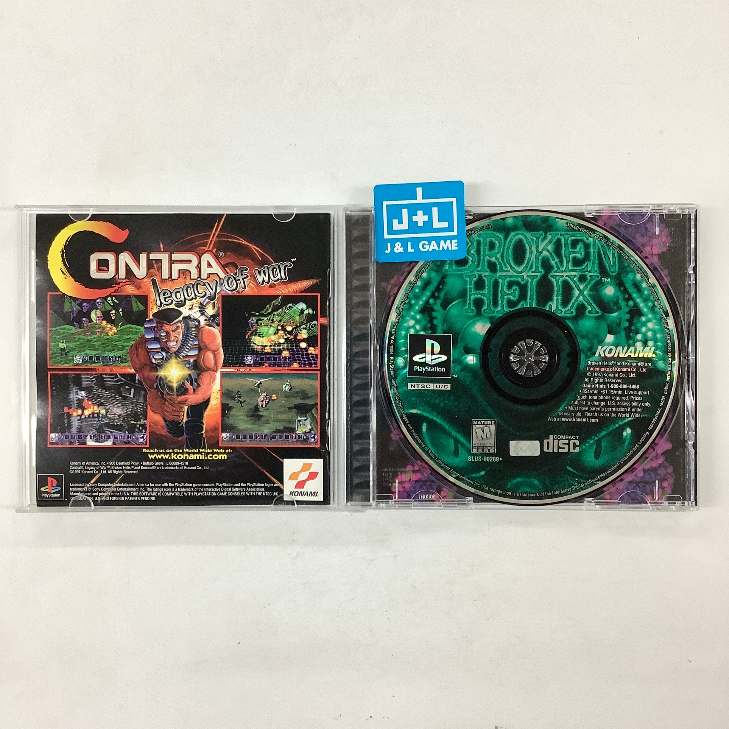 Broken Helix - (PS1) PlayStation 1 [Pre-Owned] Video Games Konami   