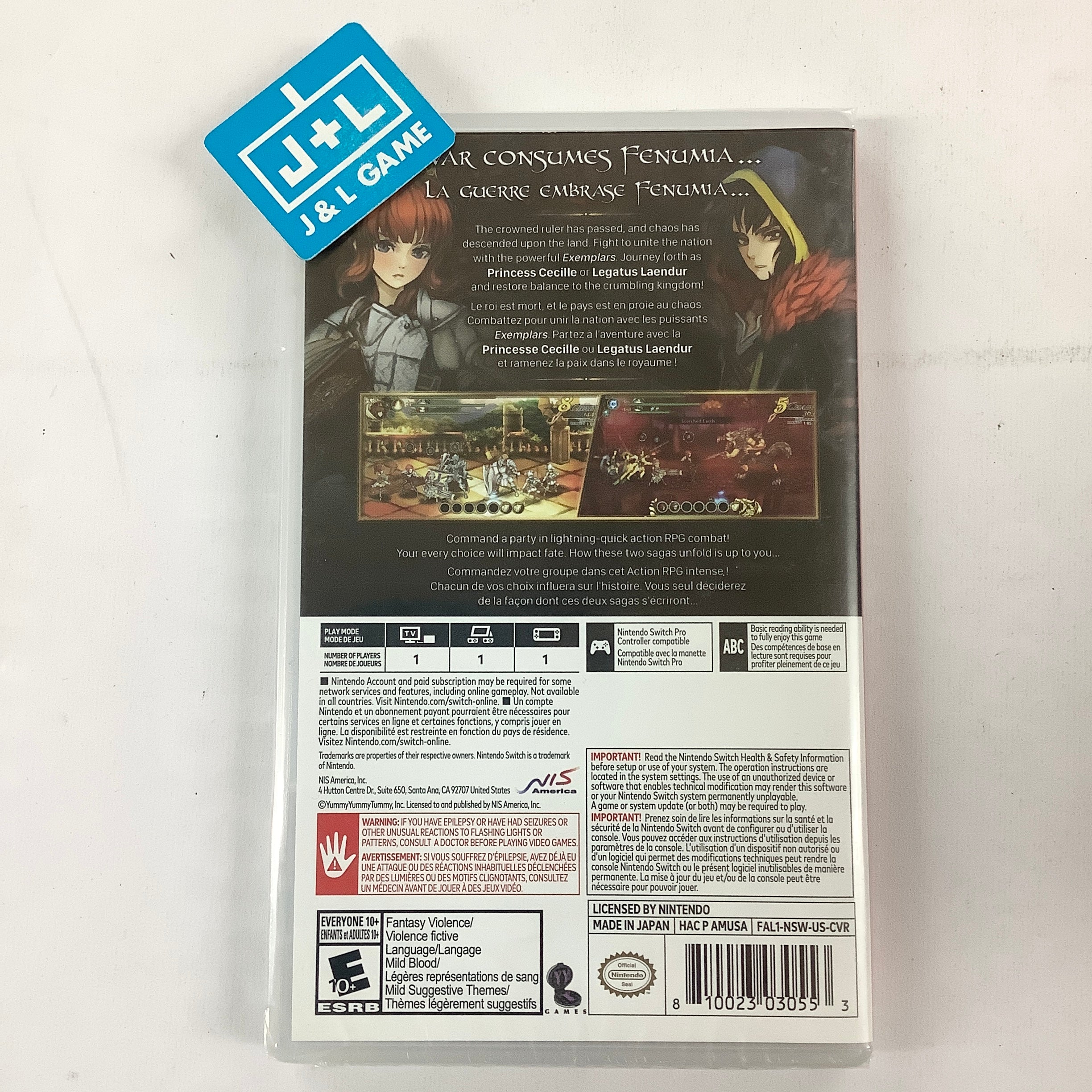 Fallen Legion: Rise to Glory - (NSW) Nintendo Switch Video Games NIS America   