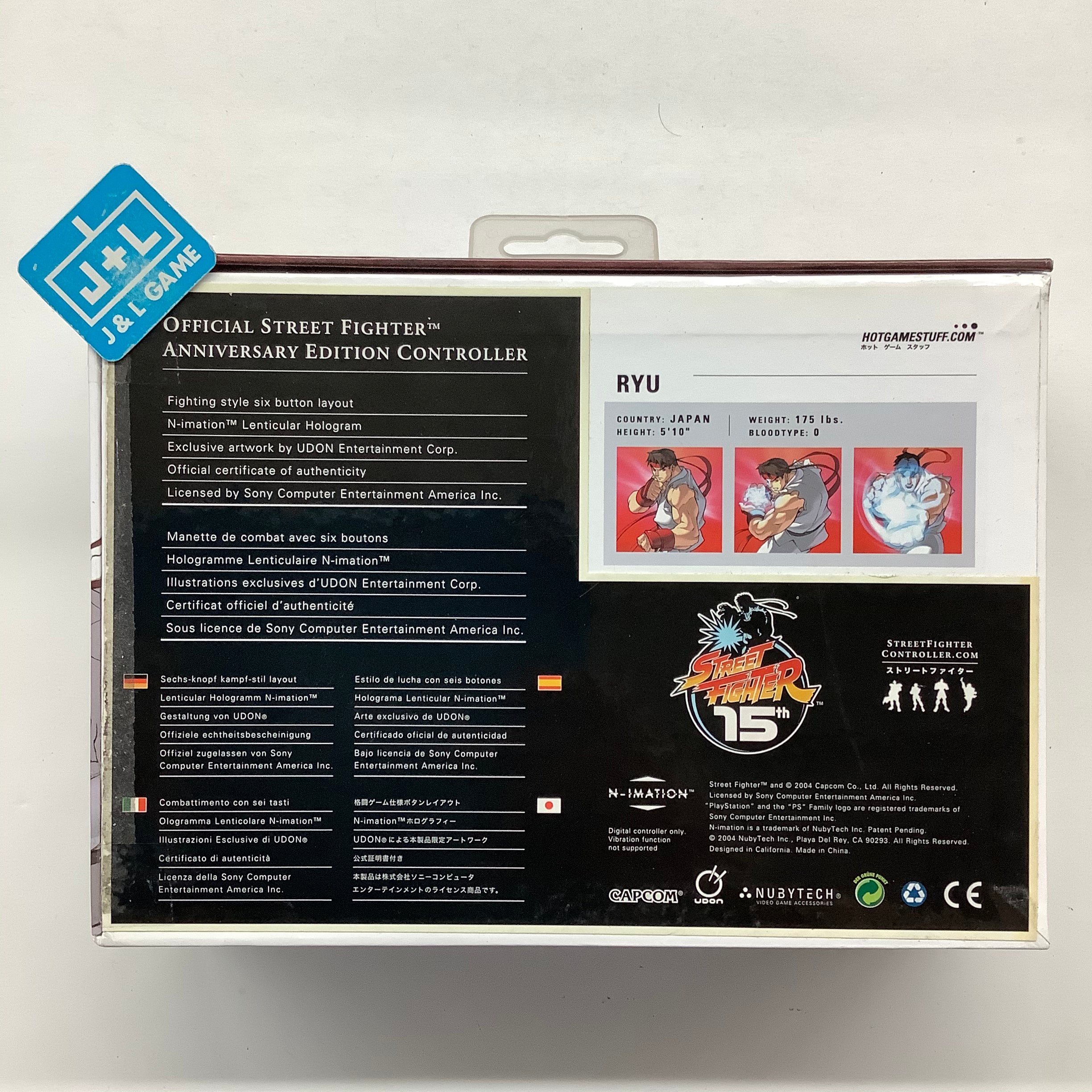 PlayStation 2 Street Fighter 15th Anniversary Edition Controller ( RYU ) - (PS2) PlayStation 2 [Pre-Owned] ( European Import ) Accessories Capcom   