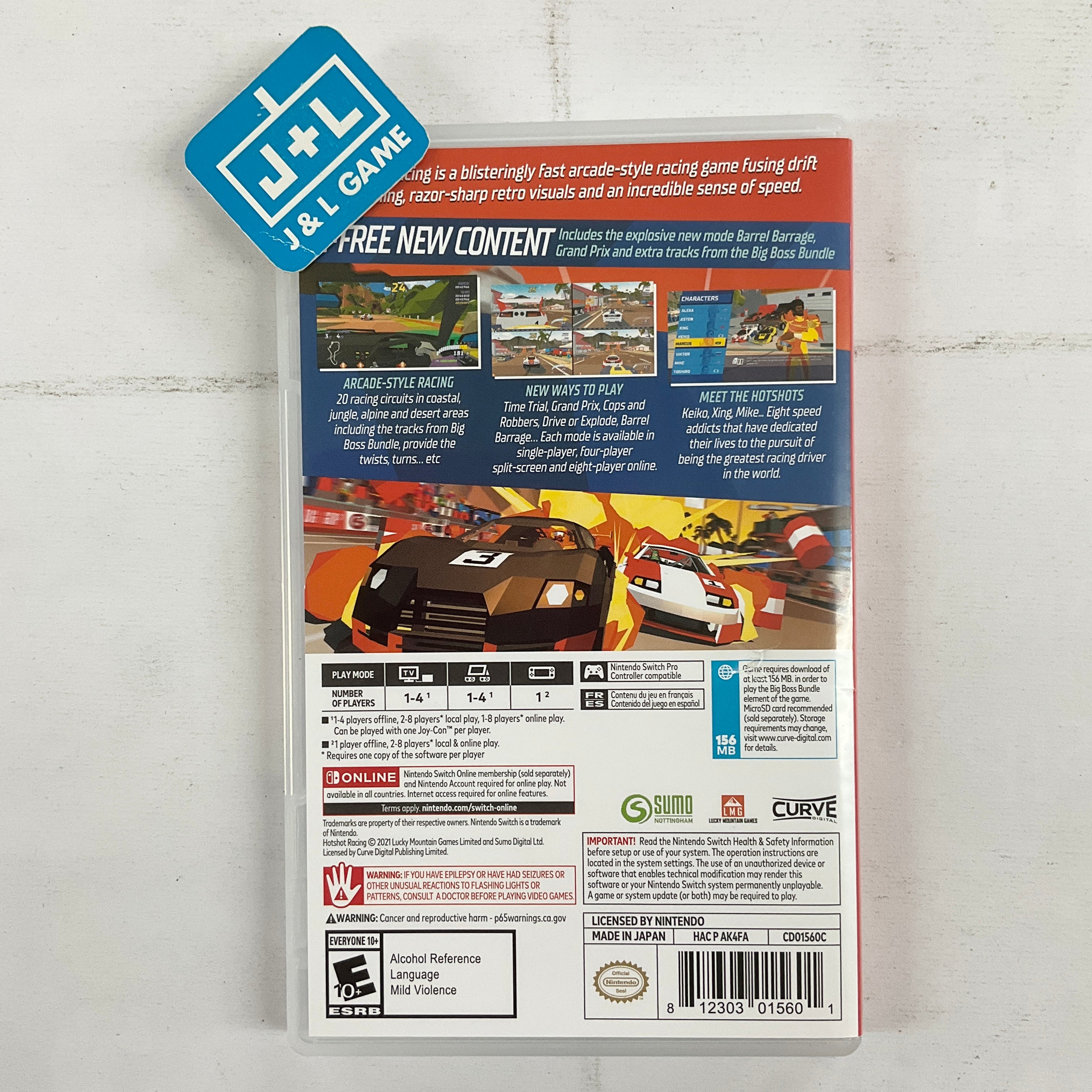 Hotshot Racing - (NSW) Nintendo Switch [Pre-Owned] Video Games Curve Digital   