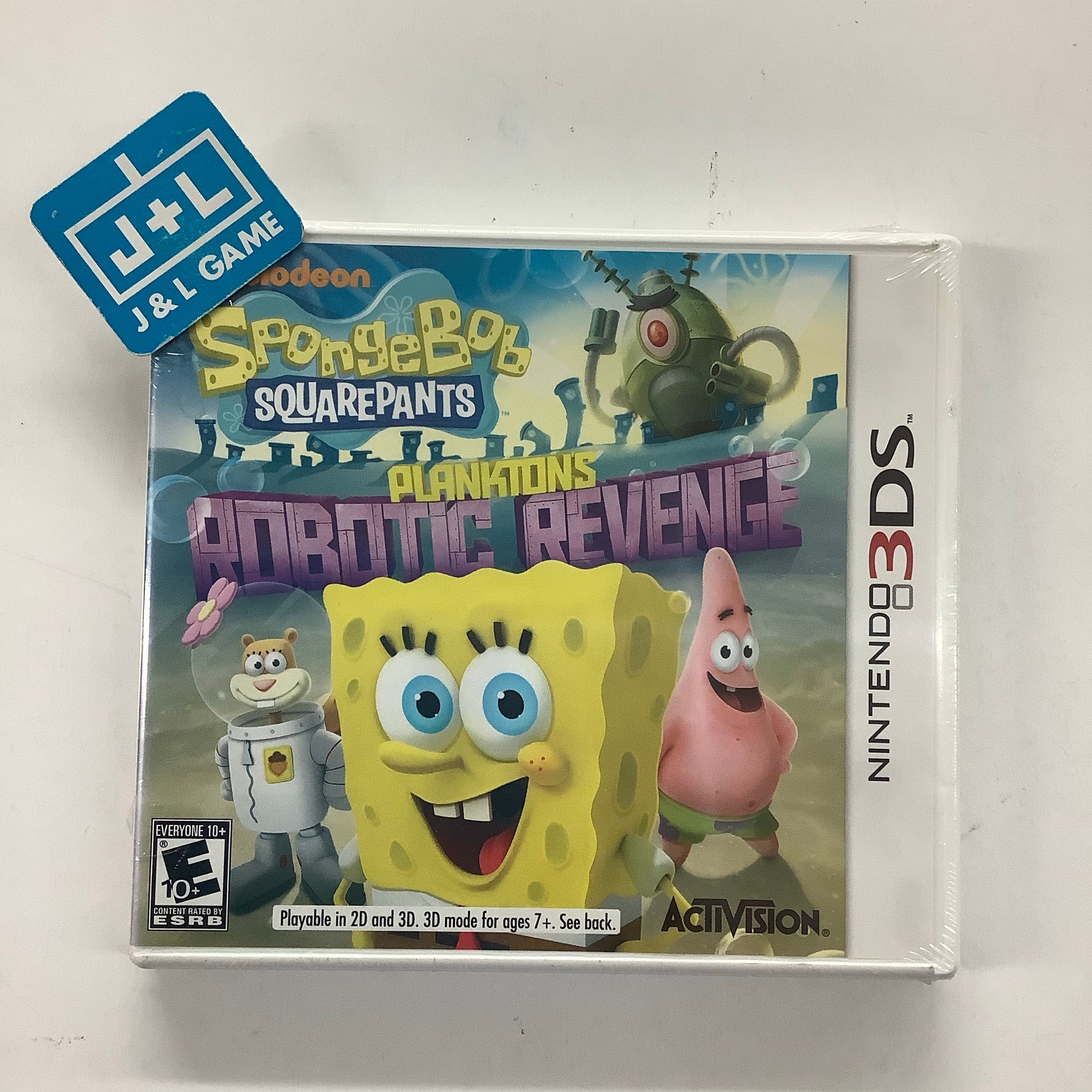 SpongeBob SquarePants: Plankton's Robotic Revenge - Nintendo 3DS Video Games Activision   