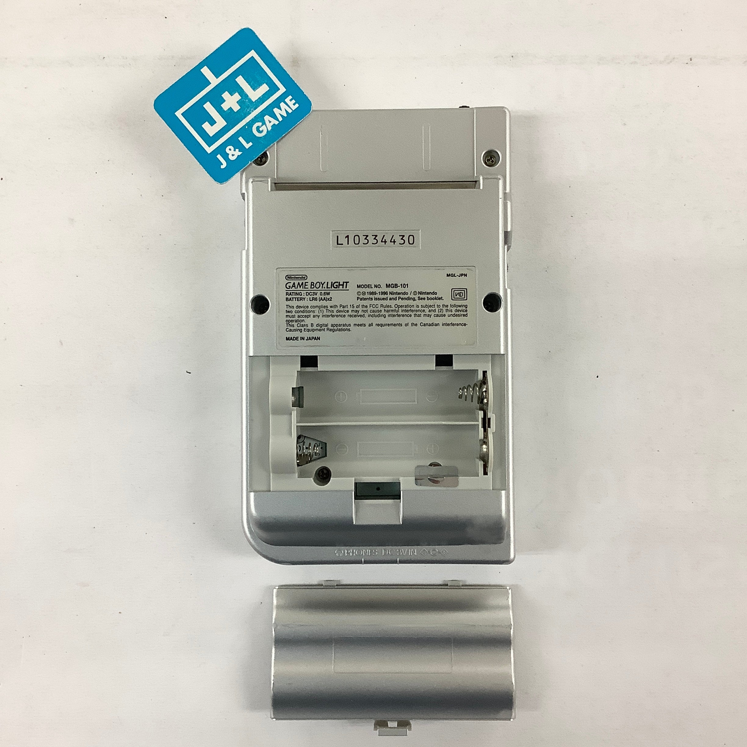 Nintendo Game Boy Light (Silver) - (GBP) Game Boy Pocket [Pre-Owned] (Japanese Import) Consoles Nintendo   