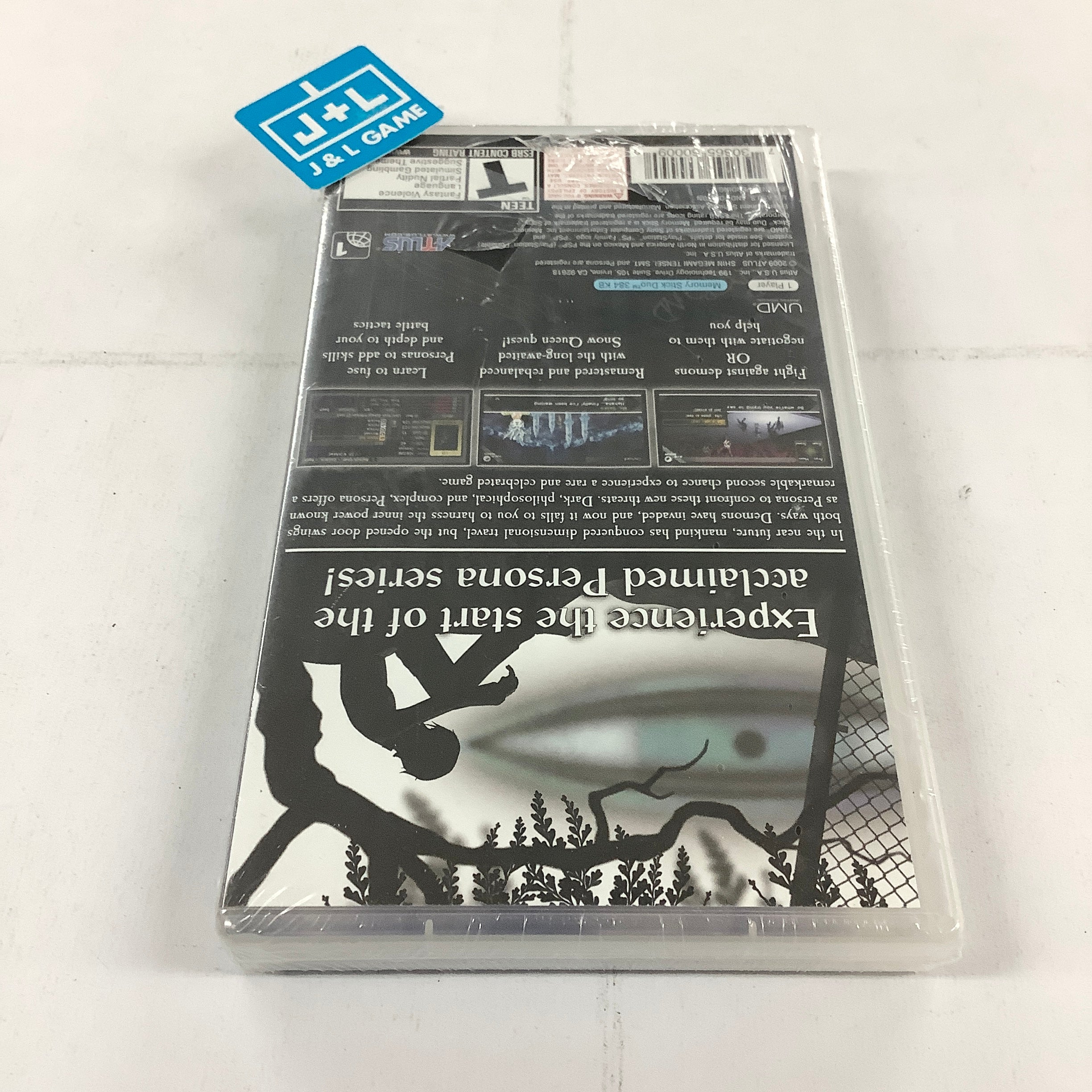 Shin Megami Tensei: Persona - Sony PSP Video Games Atlus   