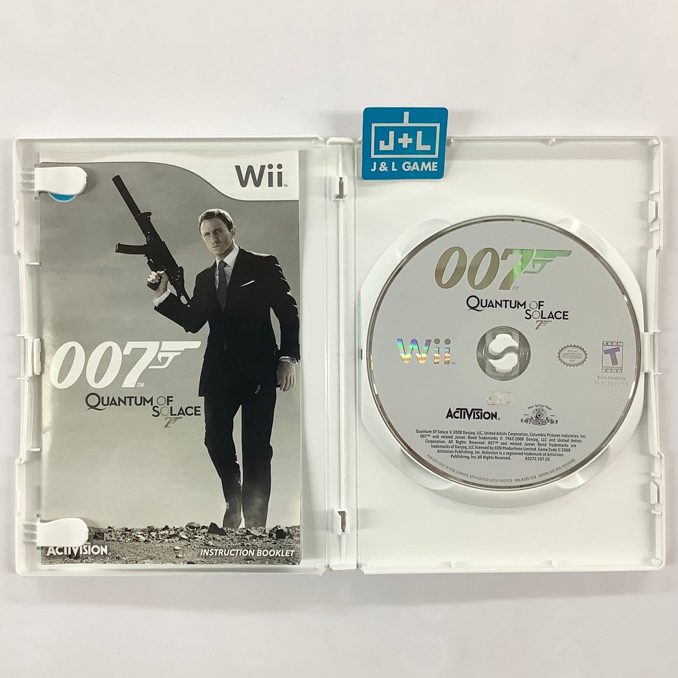 007: Quantum of Solace - Nintendo Wii [Pre-Owned] Video Games Activision   