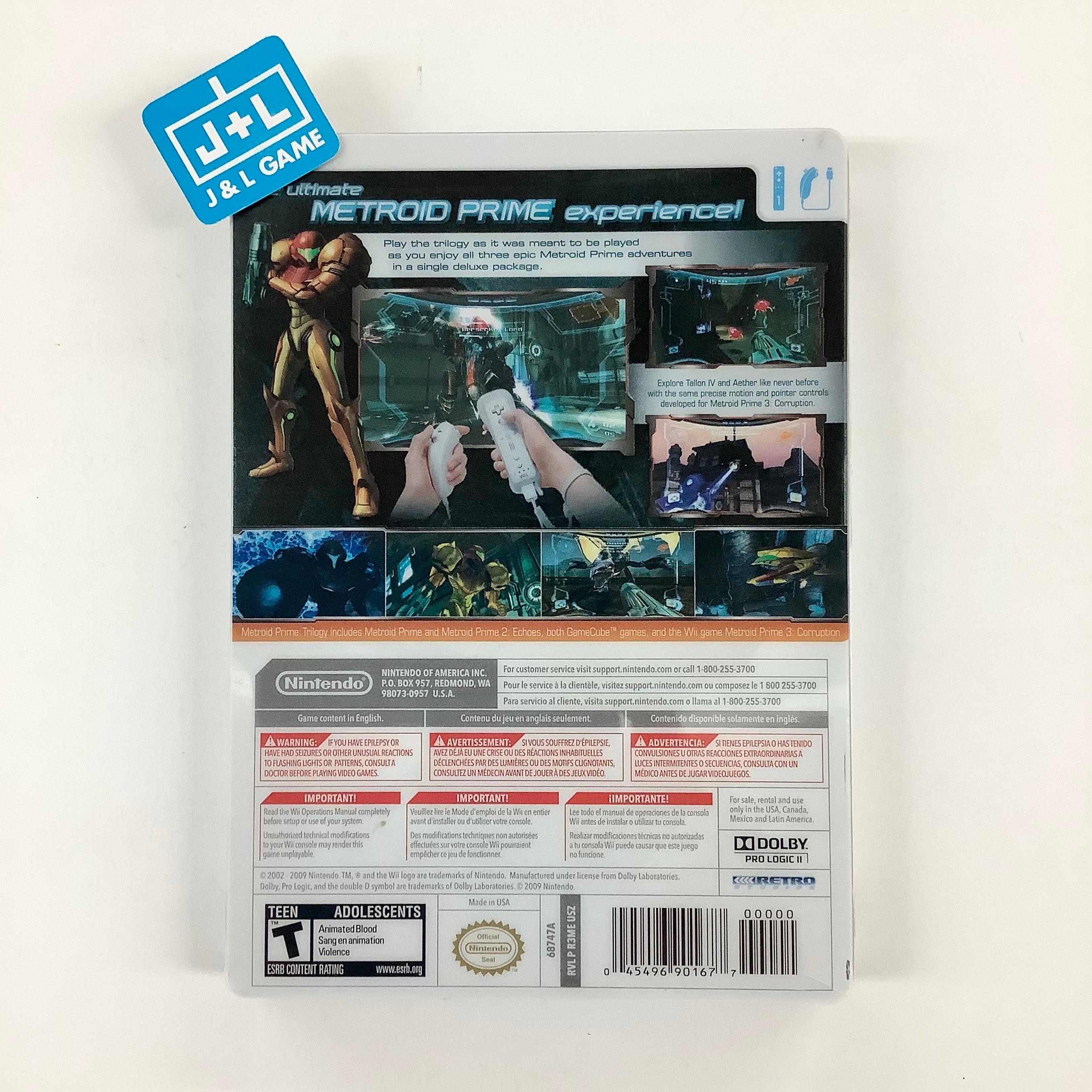 Metroid Prime Trilogy (Collector's Edition) - Nintendo Wii [Pre-Owned] Video Games Nintendo   