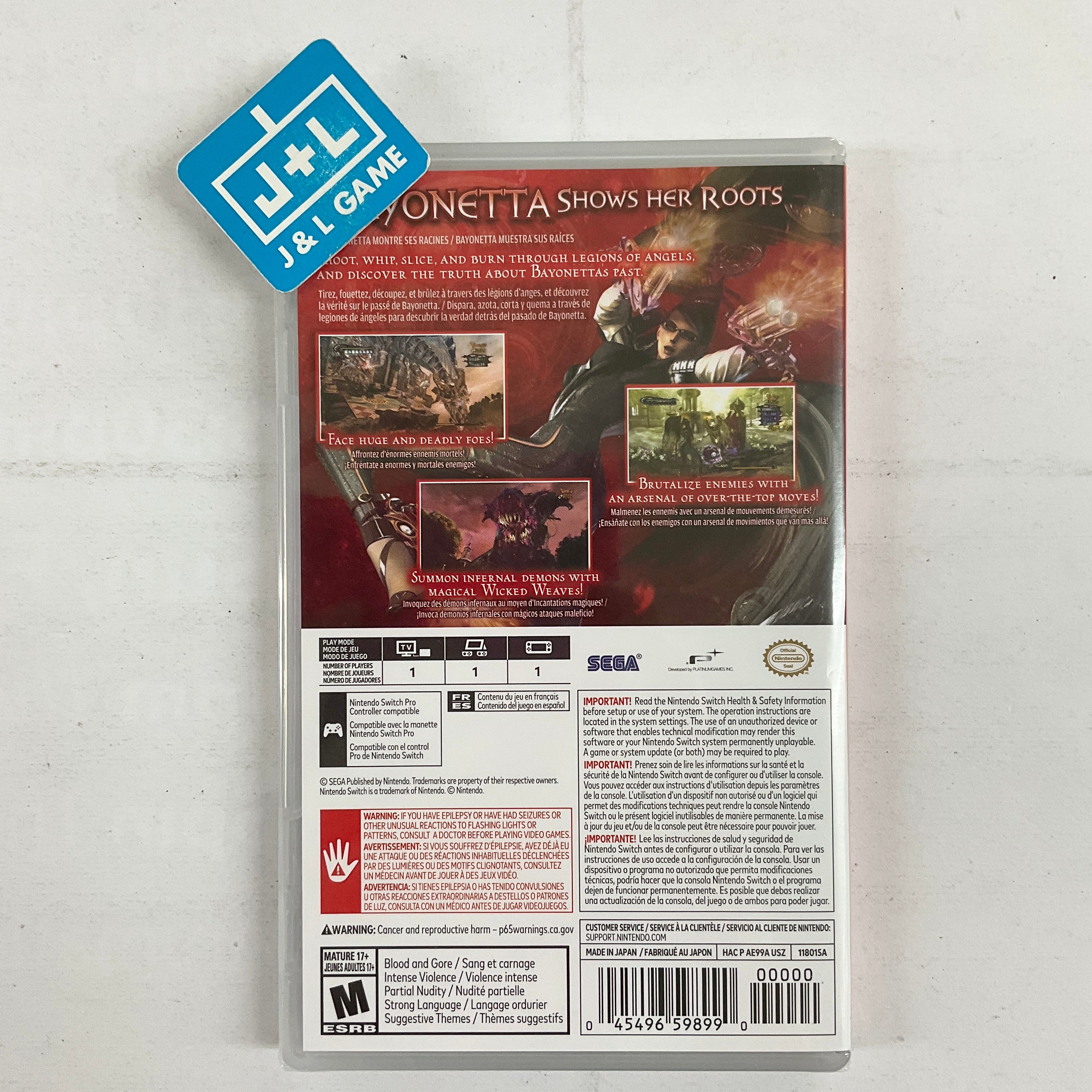 Bayonetta - (NSW) Nintendo Switch Video Games Nintendo   