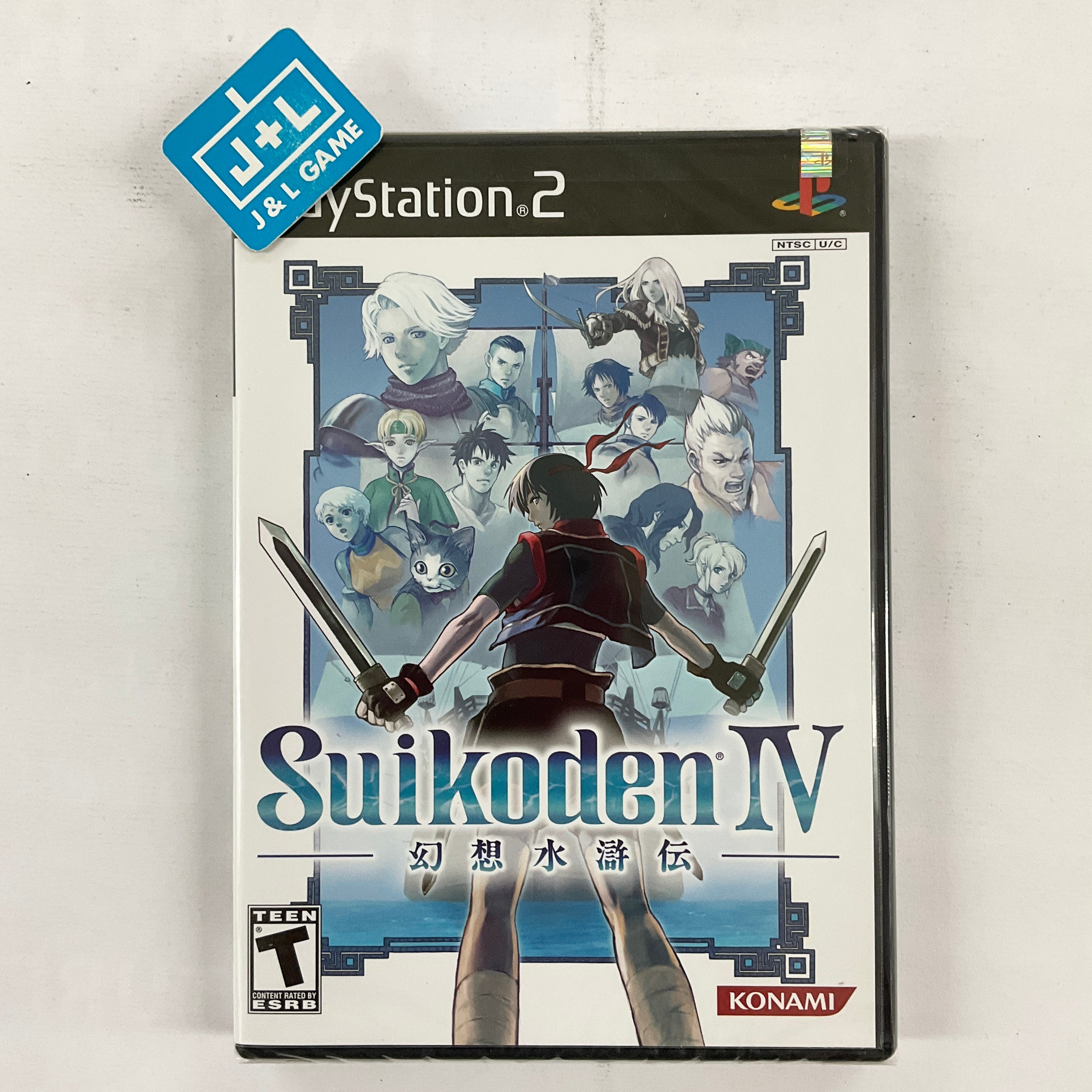 Suikoden IV - (PS2) PlayStation 2 Video Games Konami   