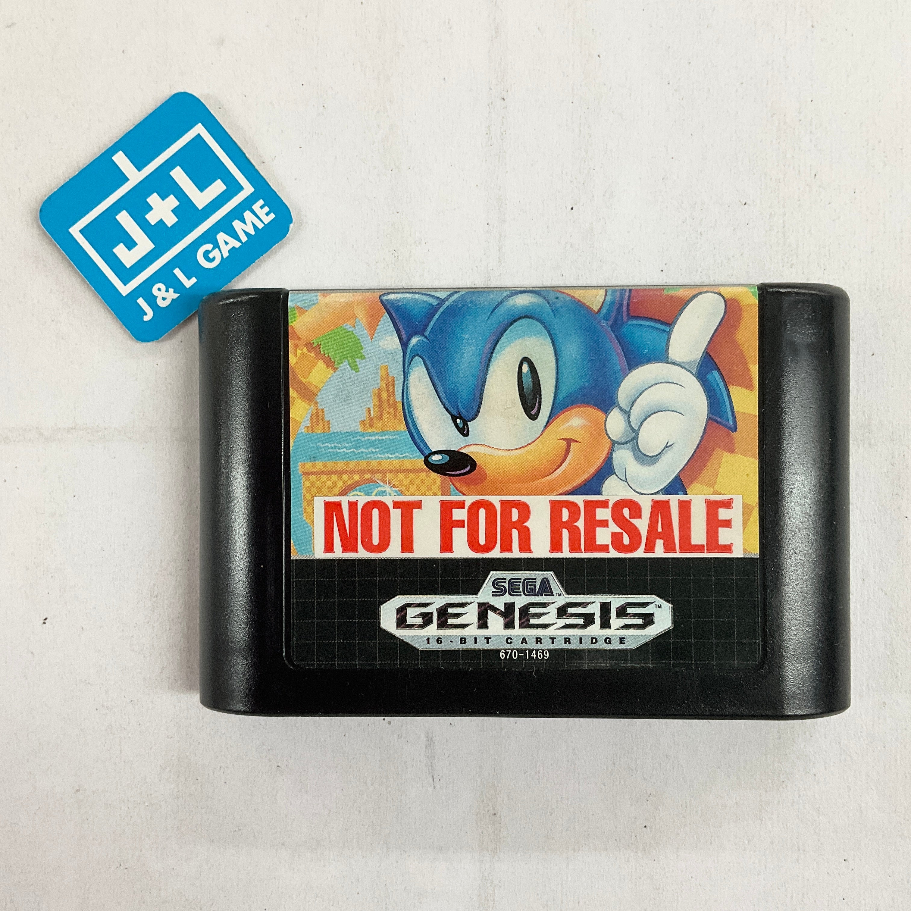 Sonic the Hedgehog (Not for Resale) - (SG) SEGA Genesis [Pre-Owned] Video Games Sega   