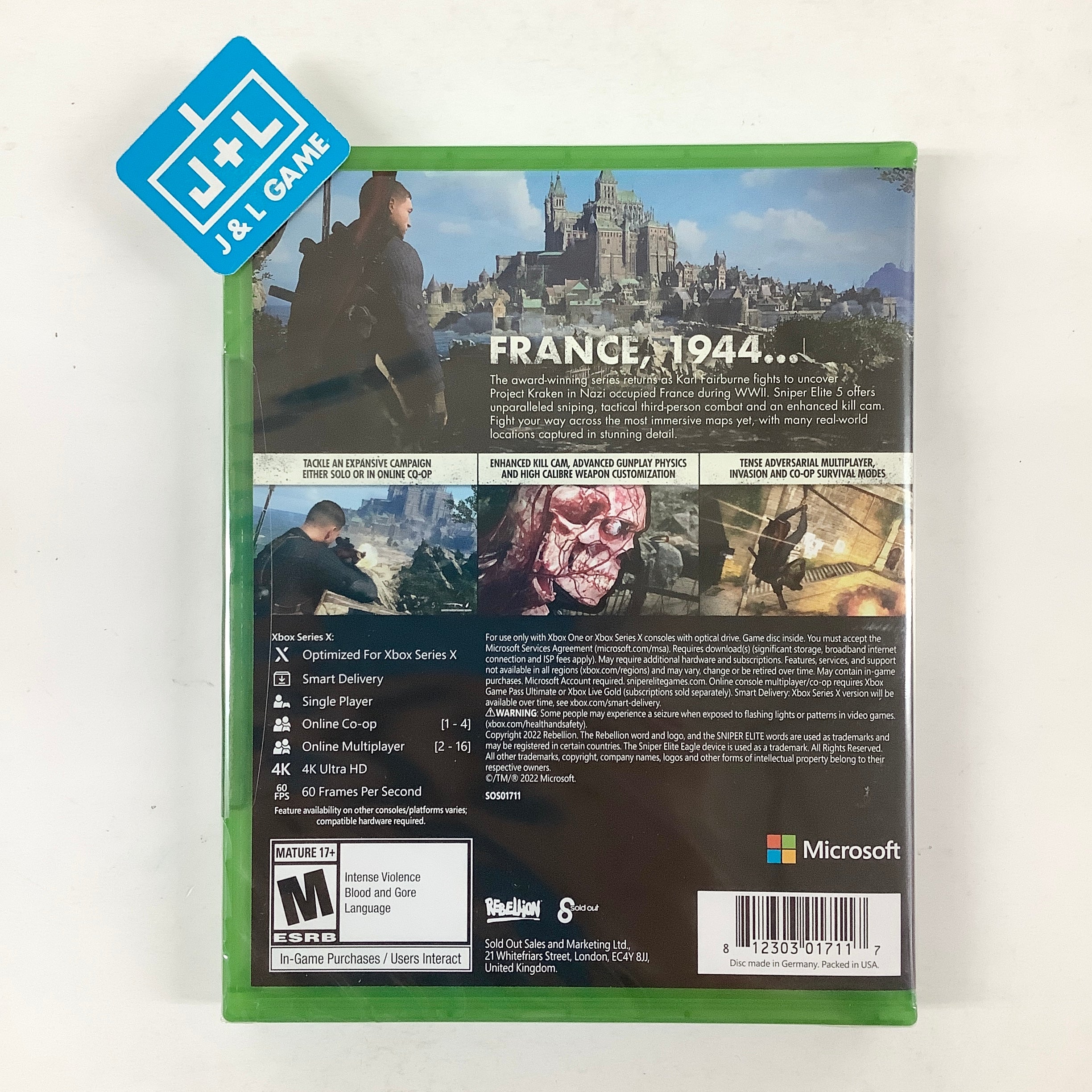 Sniper Elite 5 - (XSX) Xbox Series X Video Games Sold Out   