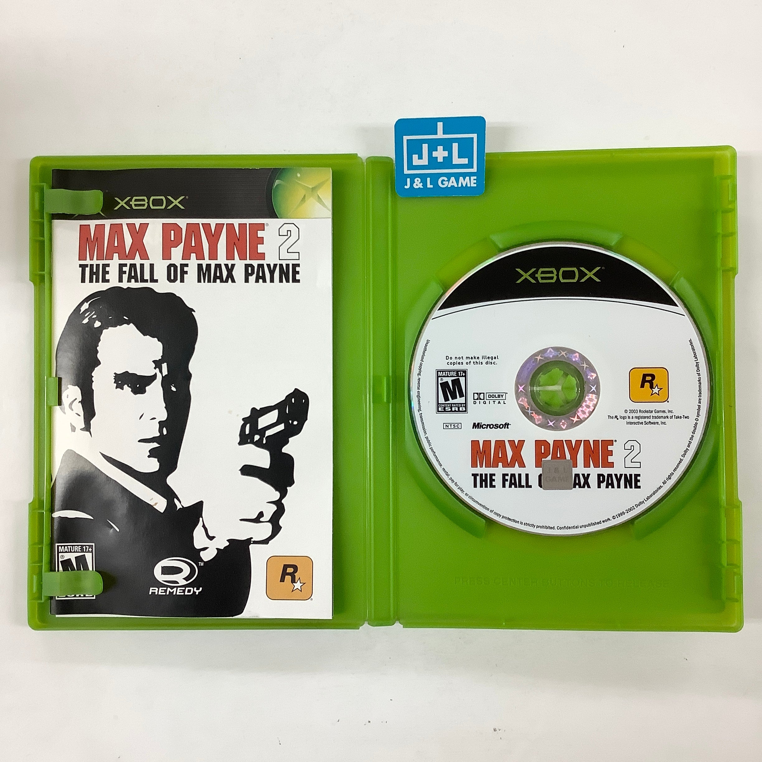 Max Payne 2: The Fall of Max Payne - (XB) Xbox [Pre-Owned] Video Games Rockstar Games   