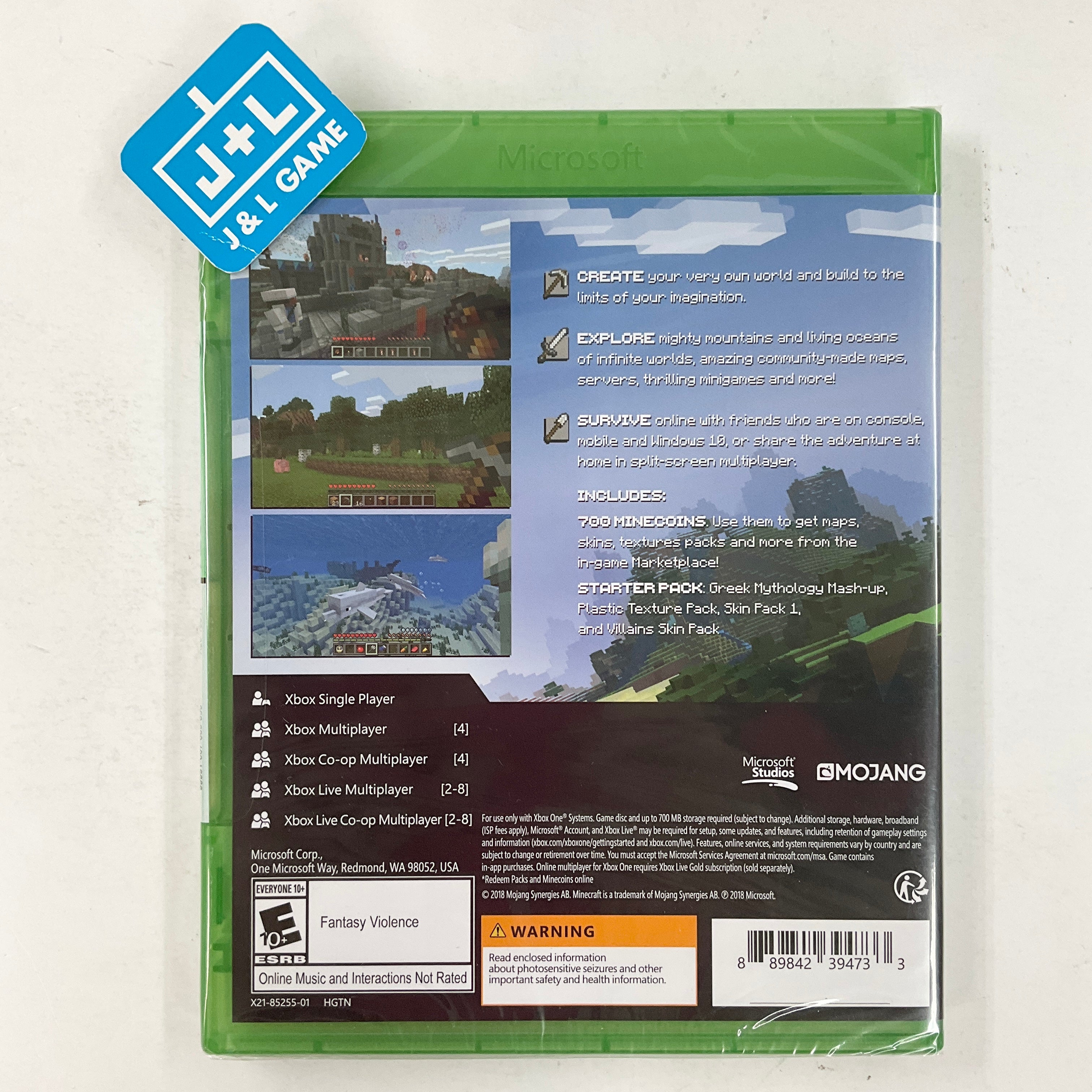 Minecraft Starter Pack - (XB1) Xbox One Video Games Microsoft   