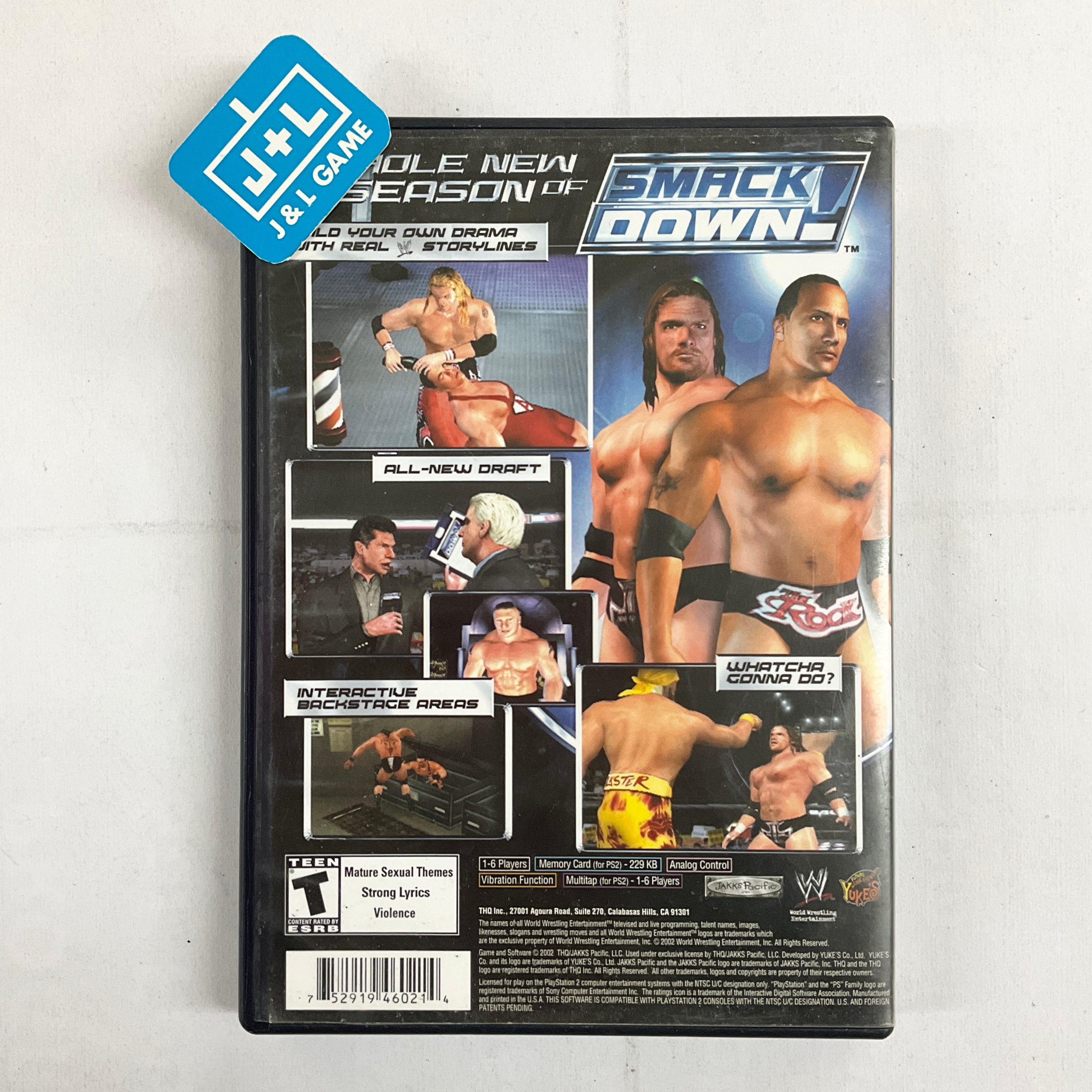 WWE SmackDown! Shut Your Mouth - (PS2) PlayStation 2 [Pre-Owned] Video Games THQ   