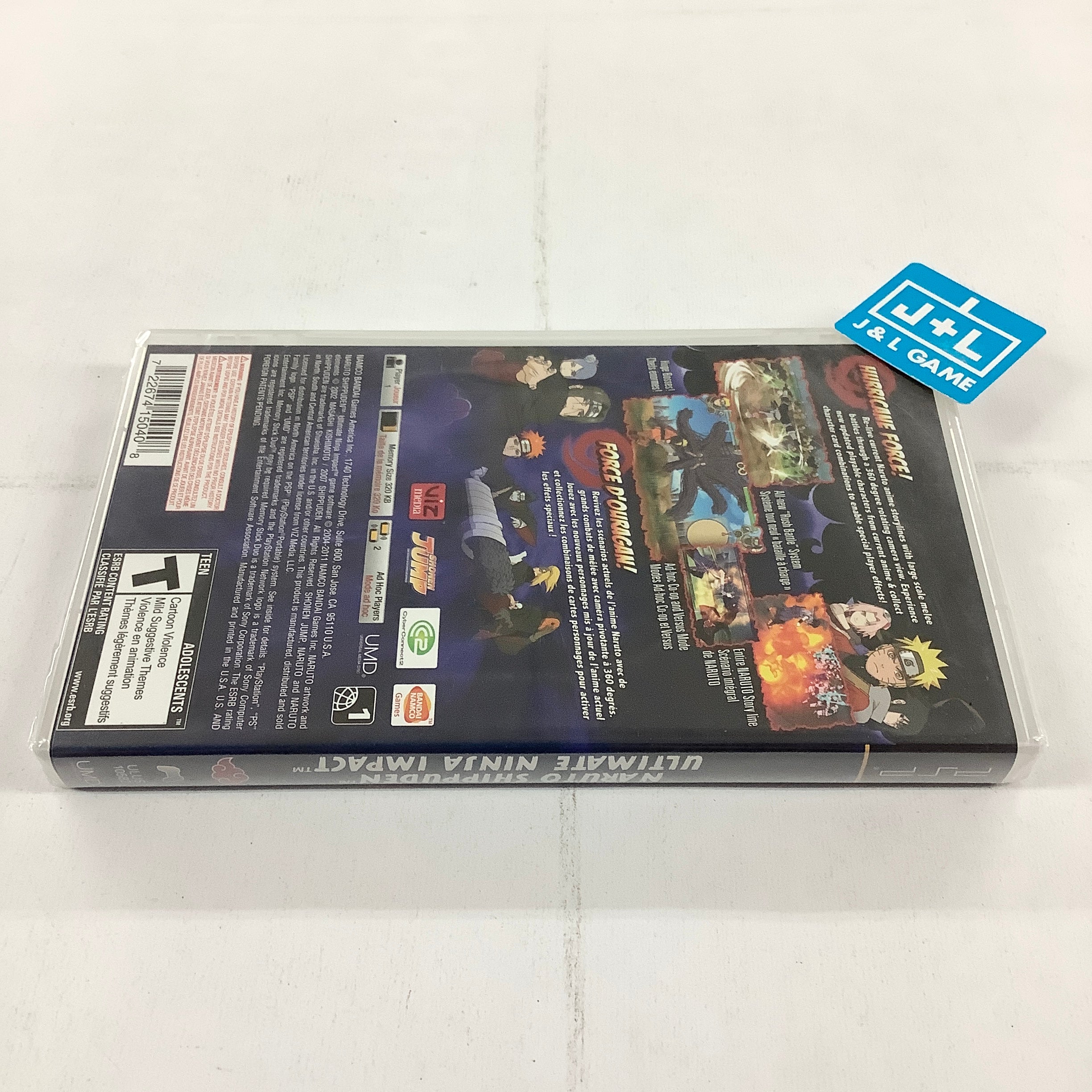 Naruto Shippuden: Ultimate Ninja Impact - Sony PSP Video Games Namco Bandai Games   