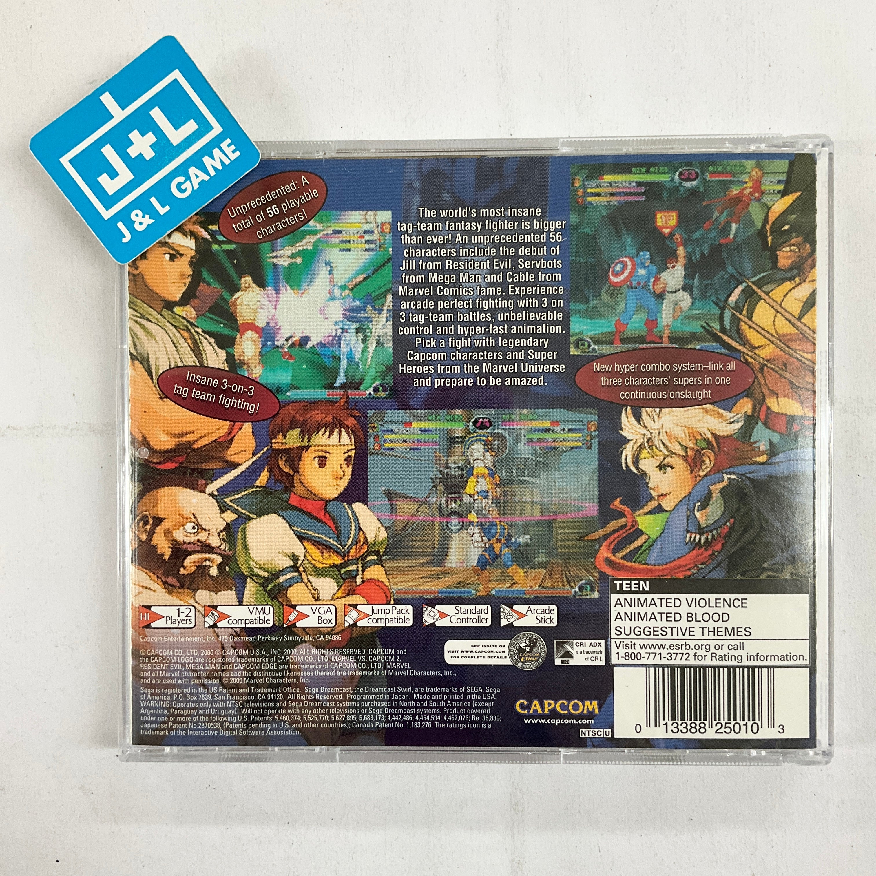 Marvel vs Capcom 2 - (DC) SEGA Dreamcast [Pre-Owned] | J&L Game