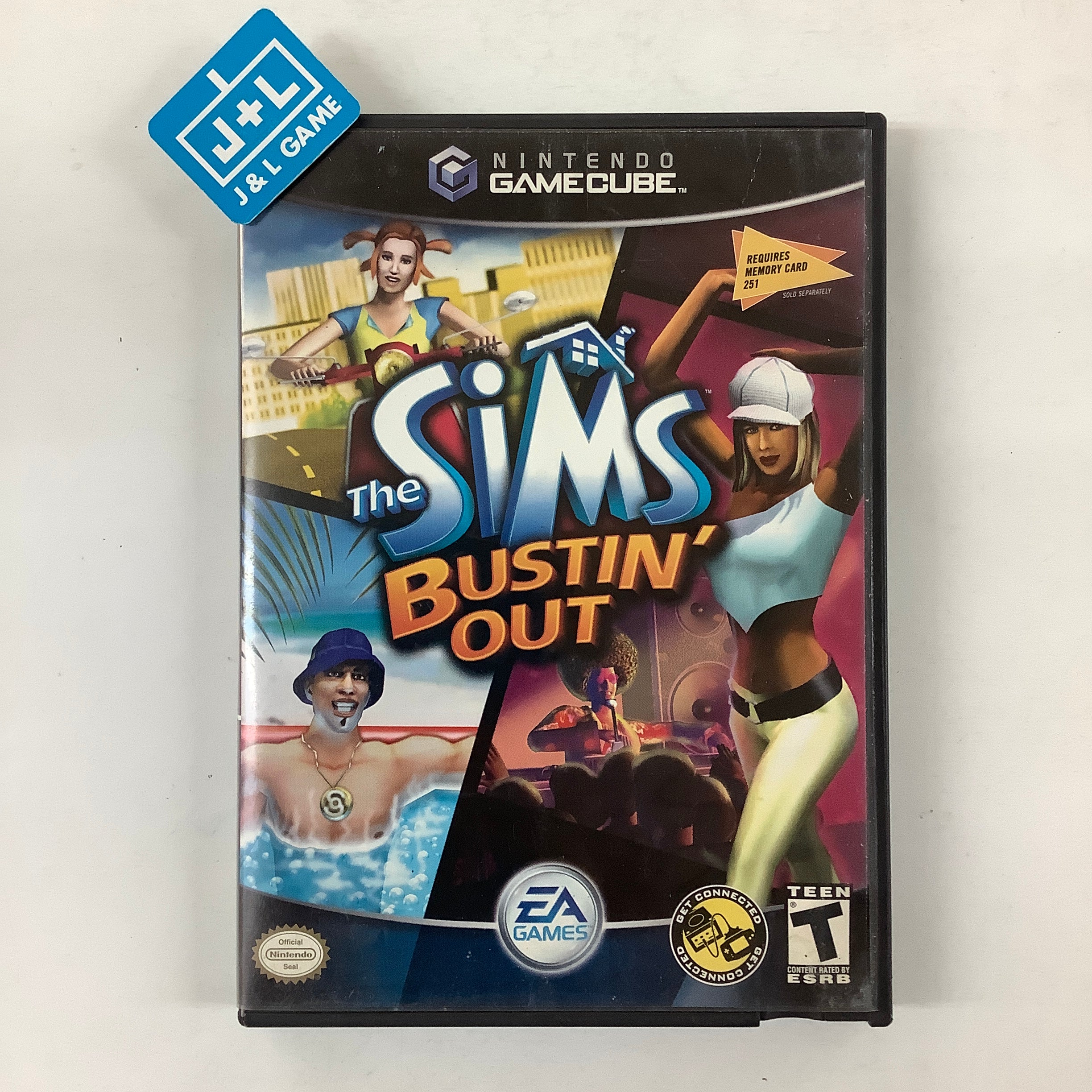 The Sims Bustin' Out - (GC) GameCube [Pre-Owned] Video Games EA Games   