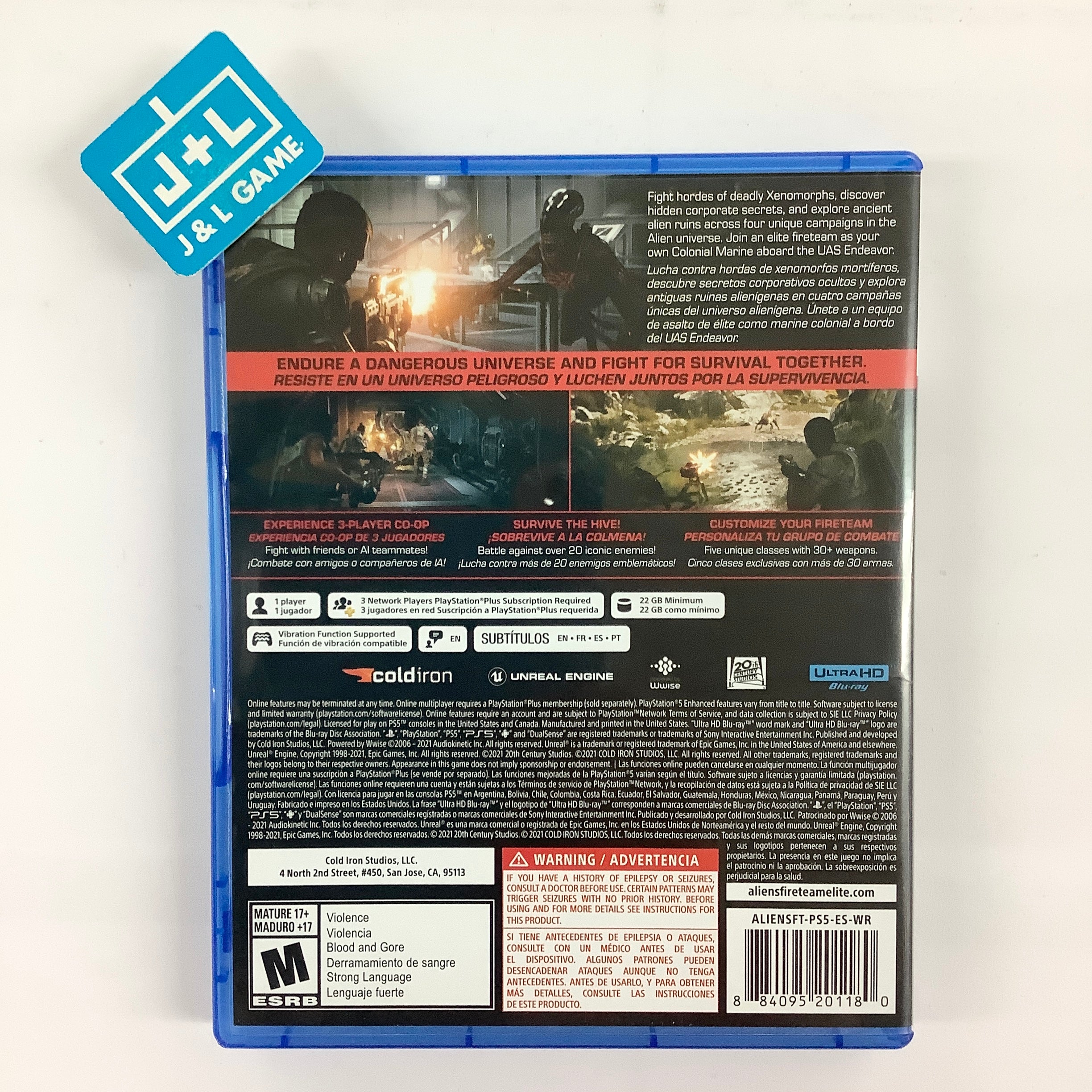 Aliens: Fireteam Elite - (PS5) PlayStation 5 [Pre-Owned] Video Games Cold Iron Studios   