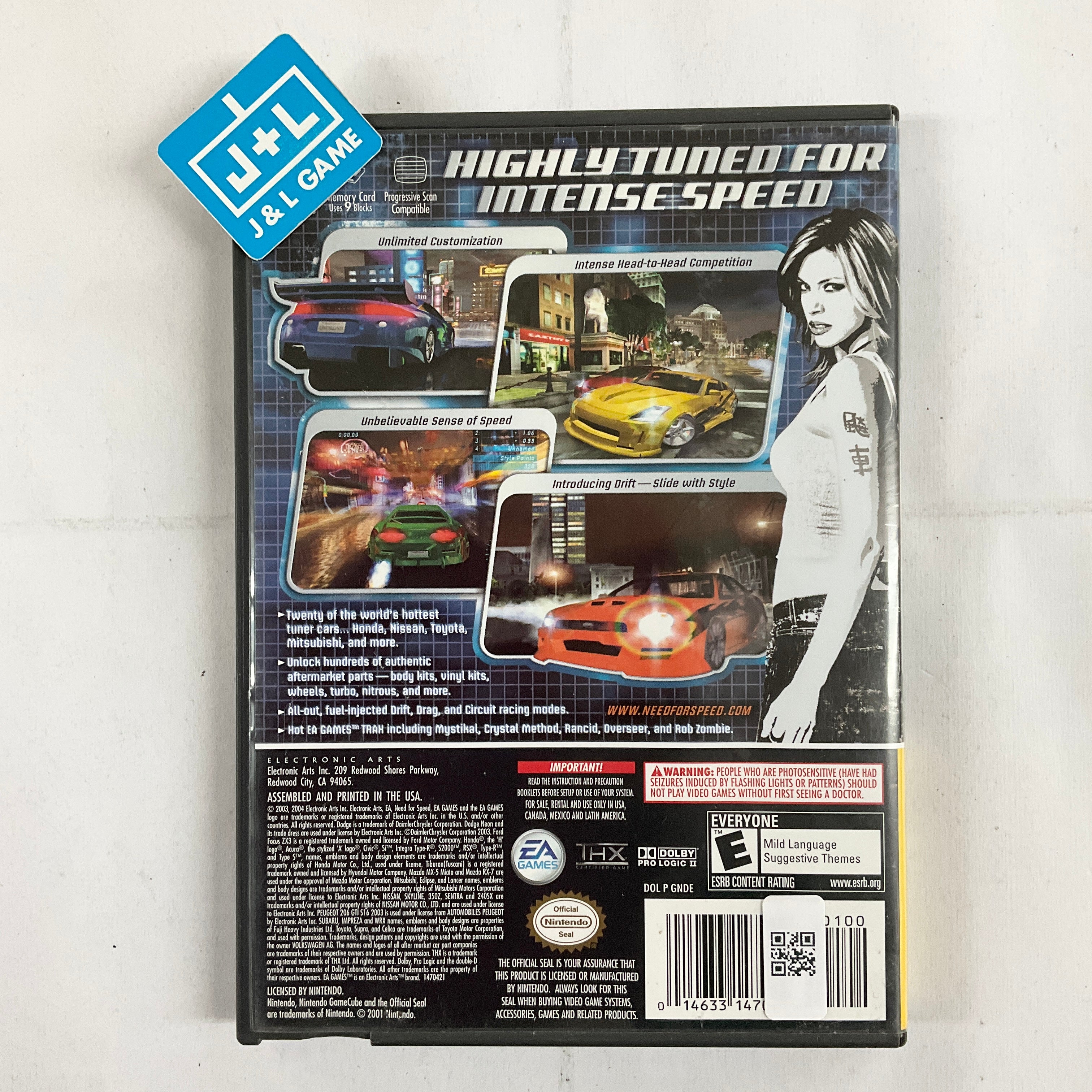 Need for Speed Underground (Player's Choice) - (GC) GameCube [Pre-Owned] Video Games Electronic Arts   