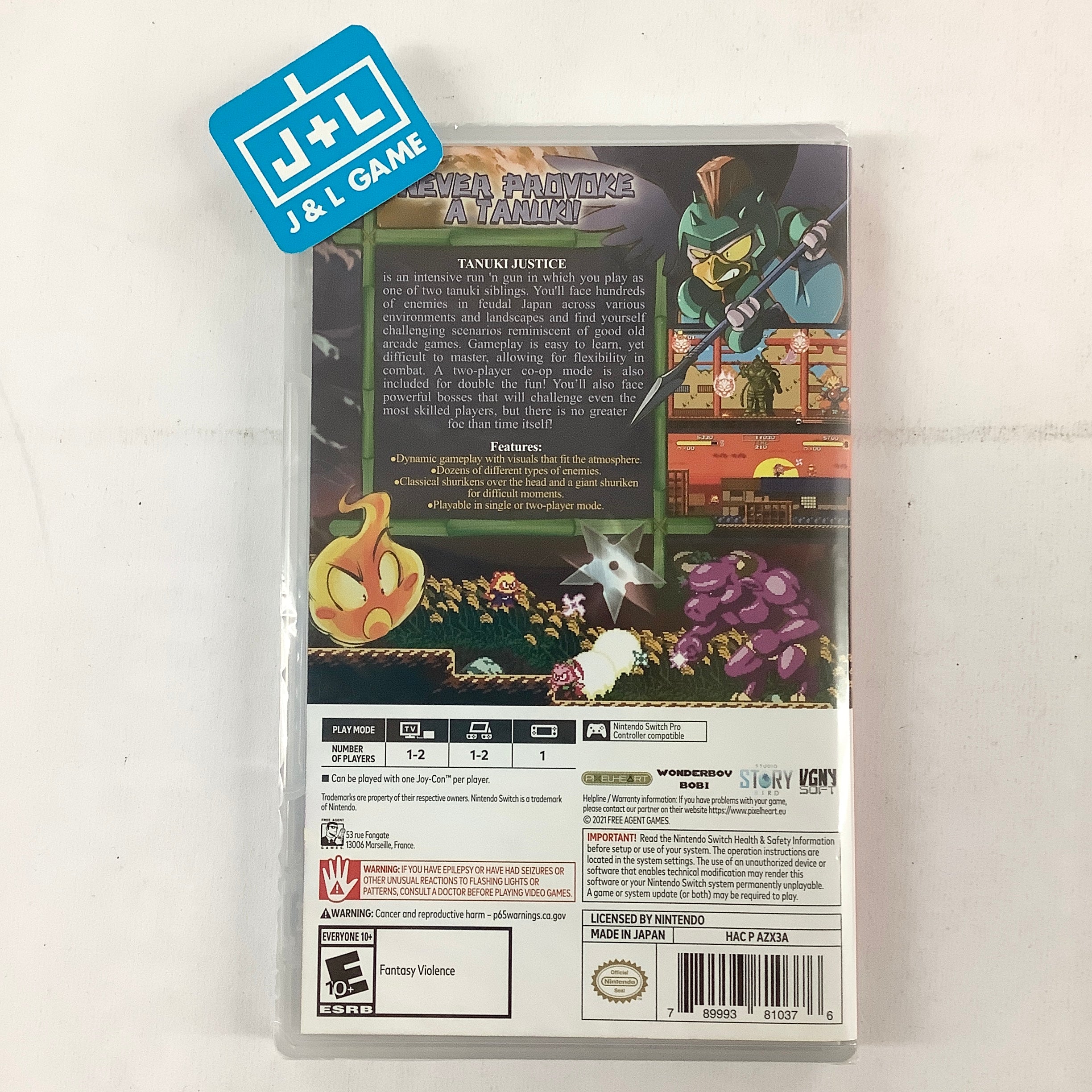 Tanuki Justice - (NSW) Nintendo Switch Video Games VGNYsoft   
