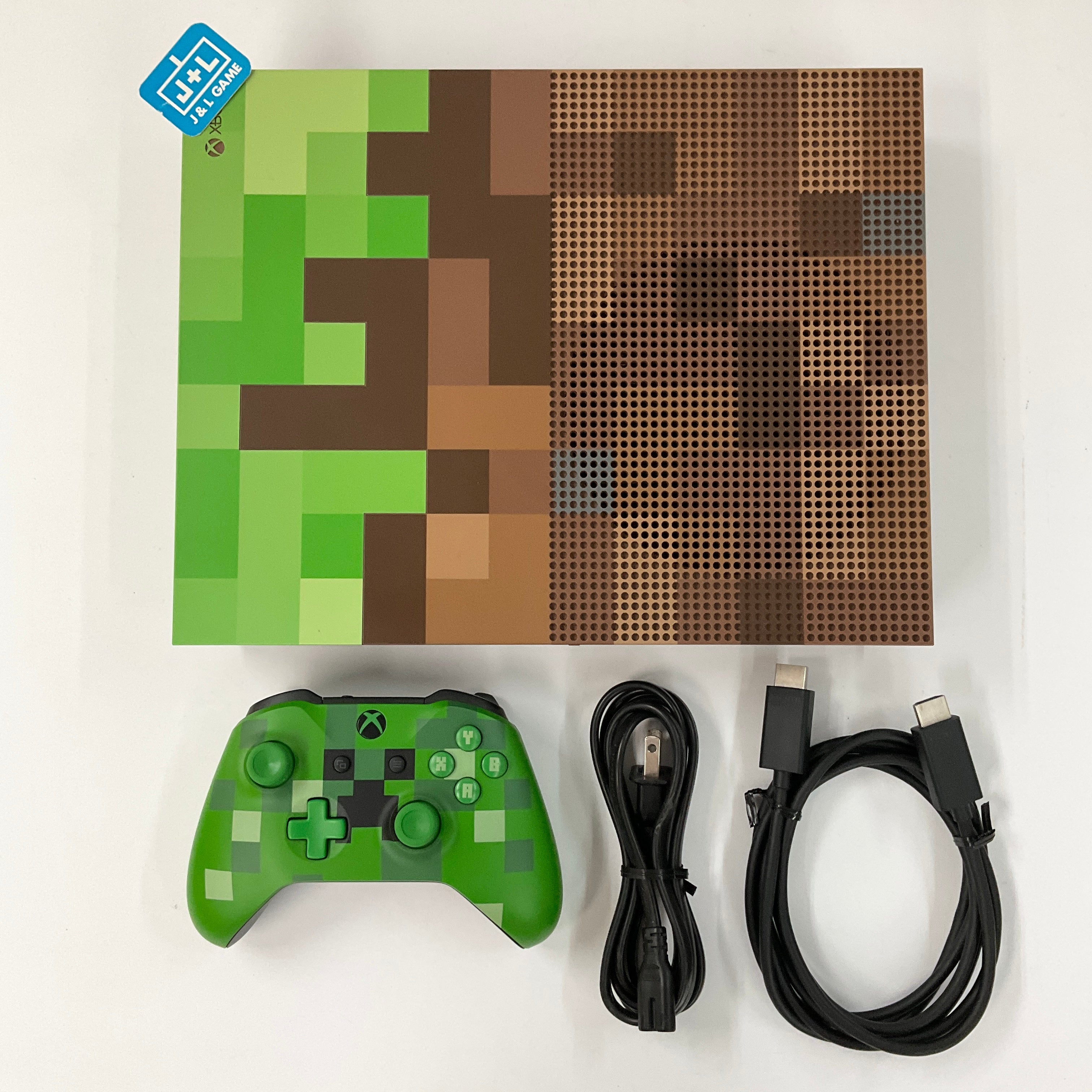 Xbox One S 1TB Limited Edition Console - Minecraft Bundle - (XB1) Xbox One [Pre-Owned] Consoles Microsoft   