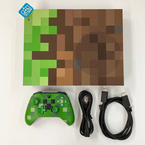 Xbox One S 1TB Limited Edition Console - Minecraft Bundle - (XB1) Xbox One [Pre-Owned] Consoles Microsoft   