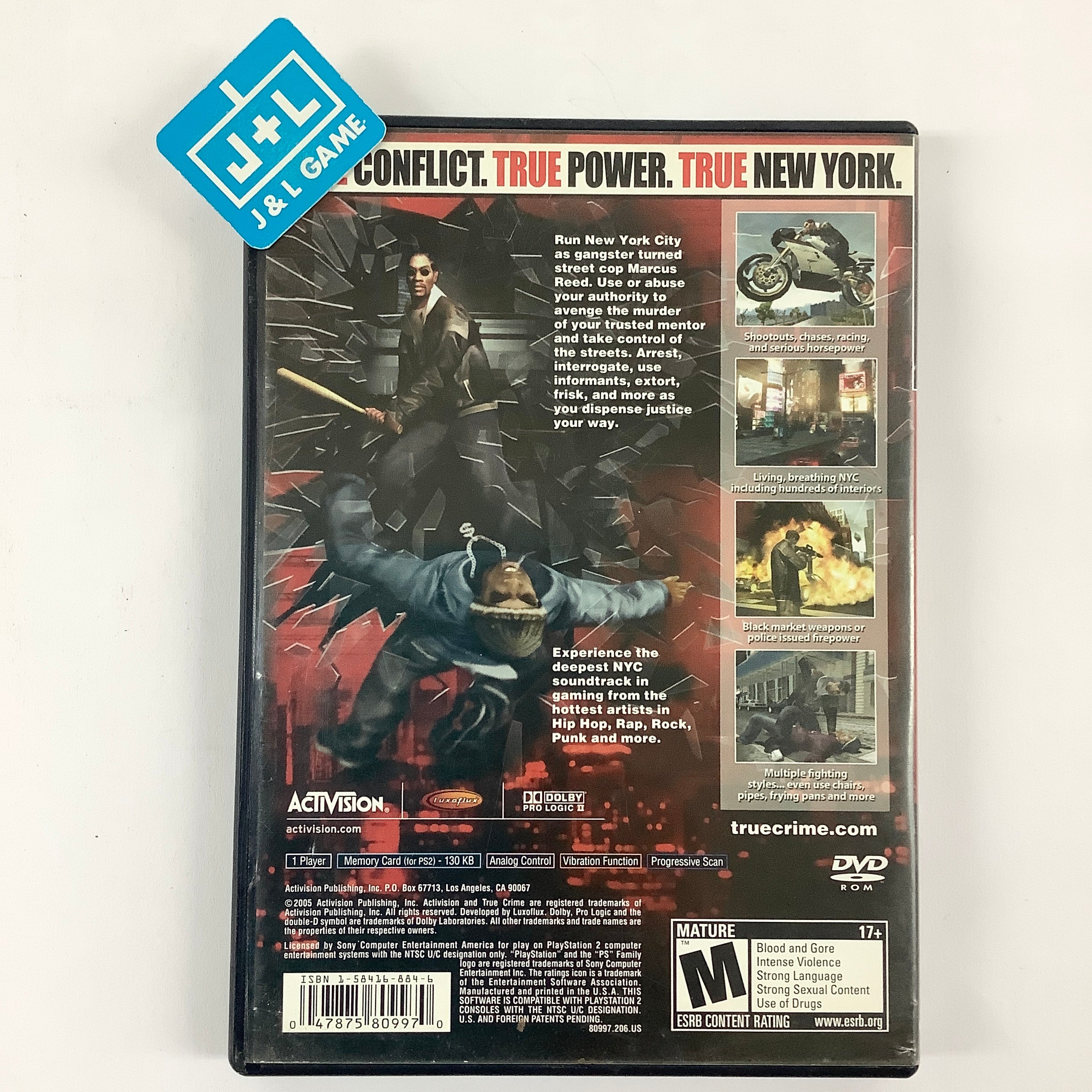 True Crime: New York City - (PS2) PlayStation 2 [Pre-Owned] Video Games Activision   