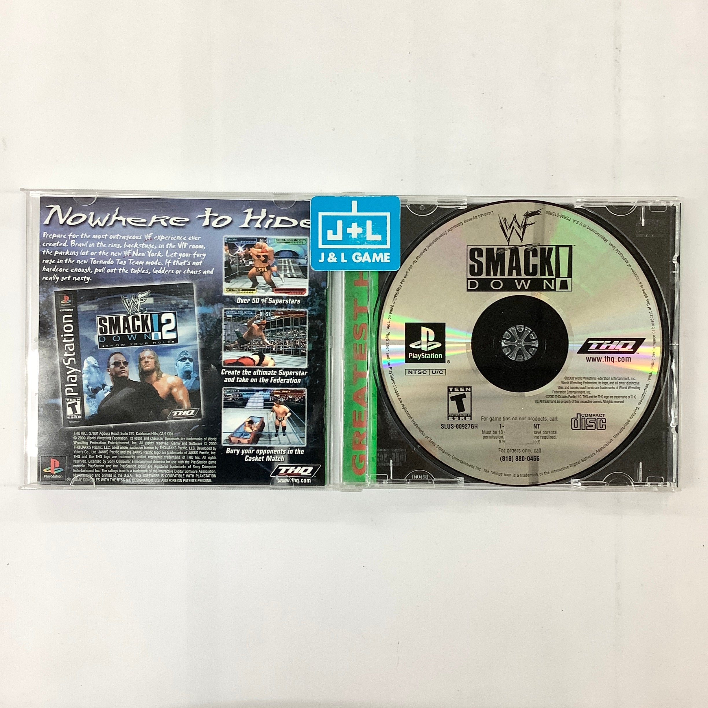 WWF SmackDown! (Greatest Hits) - (PS1) PlayStation 1 [Pre-Owned] Video Games THQ   