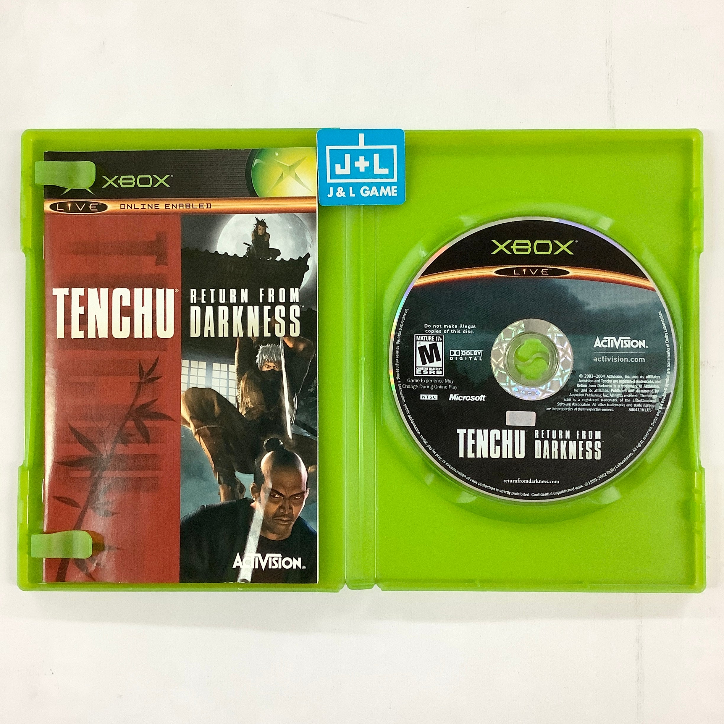 Tenchu: Return From Darkness - (XB) Xbox [Pre-Owned] | J&L Game