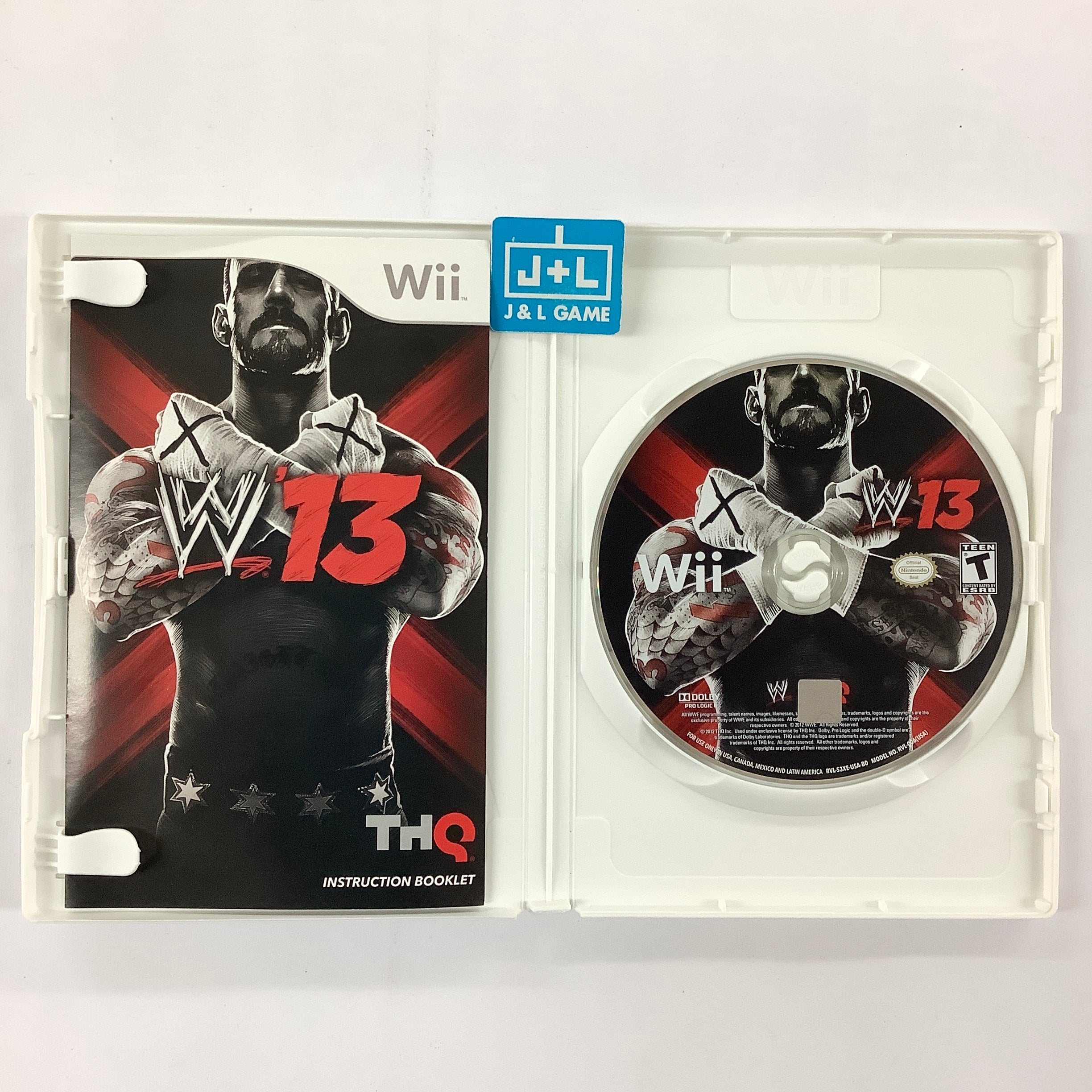 WWE '13 - Nintendo Wii [Pre-Owned] Video Games THQ   