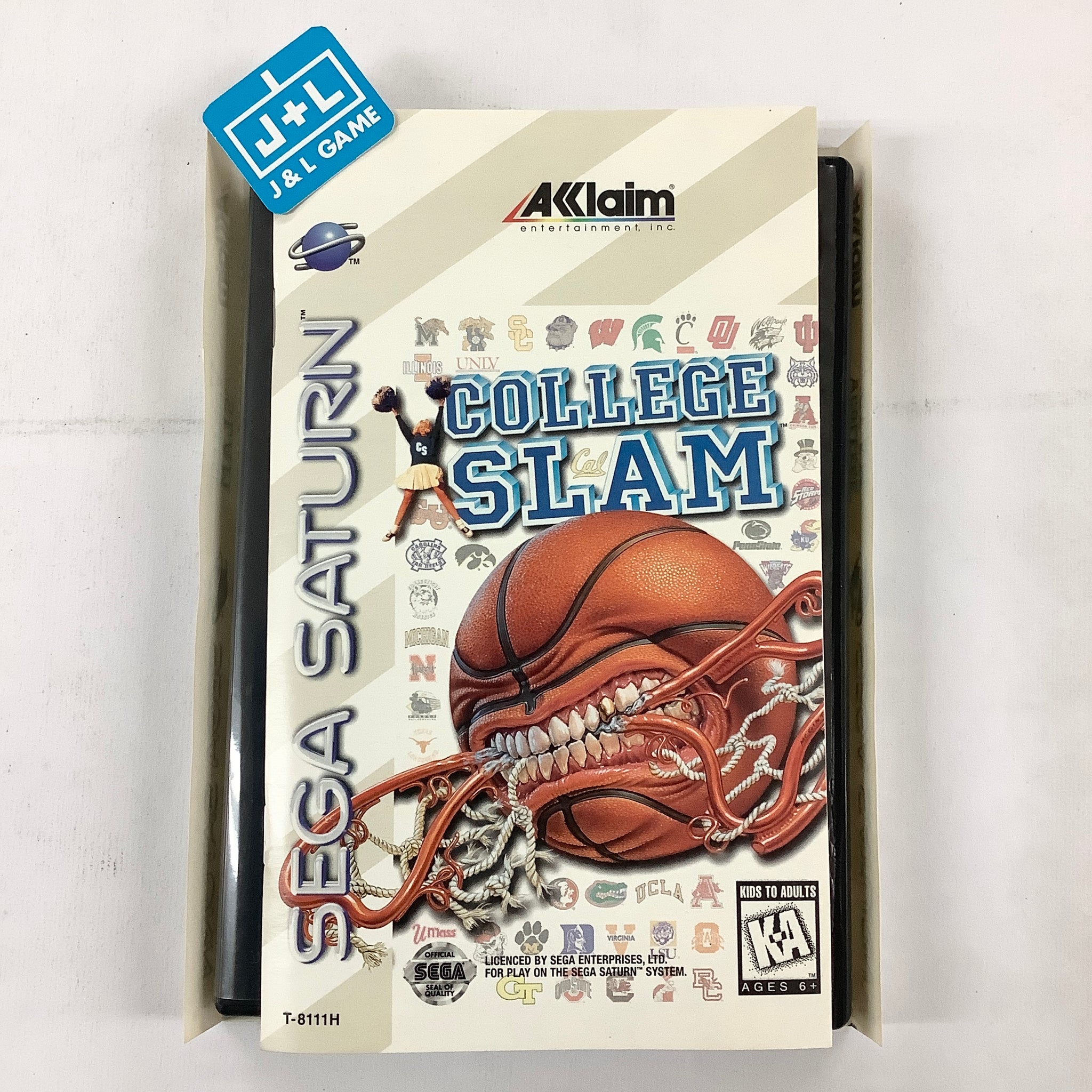 College Slam - (SS) SEGA Saturn [Pre-Owned] Video Games Acclaim   