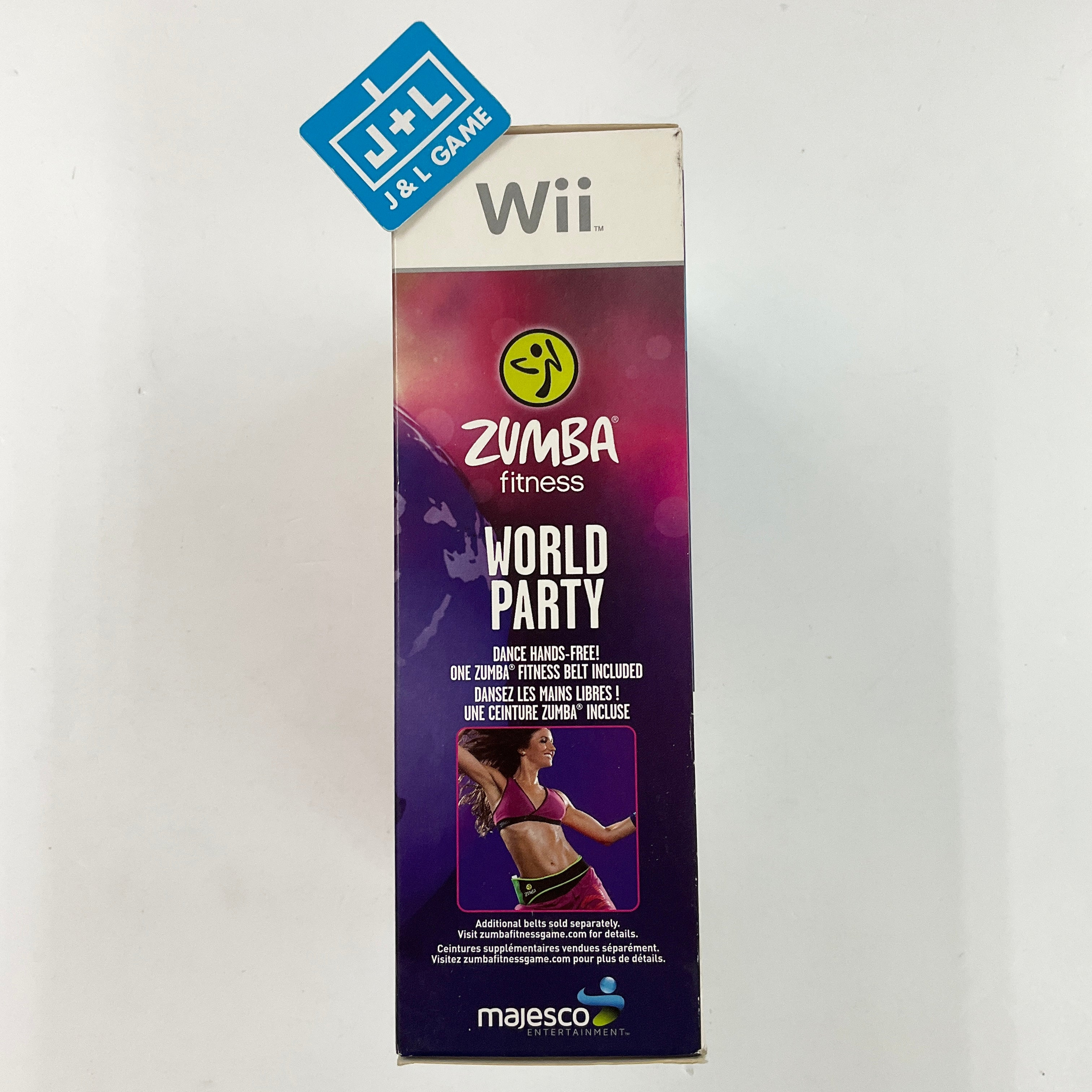 Zumba Fitness World Party Bundle - Nintendo Wii Video Games Majesco   