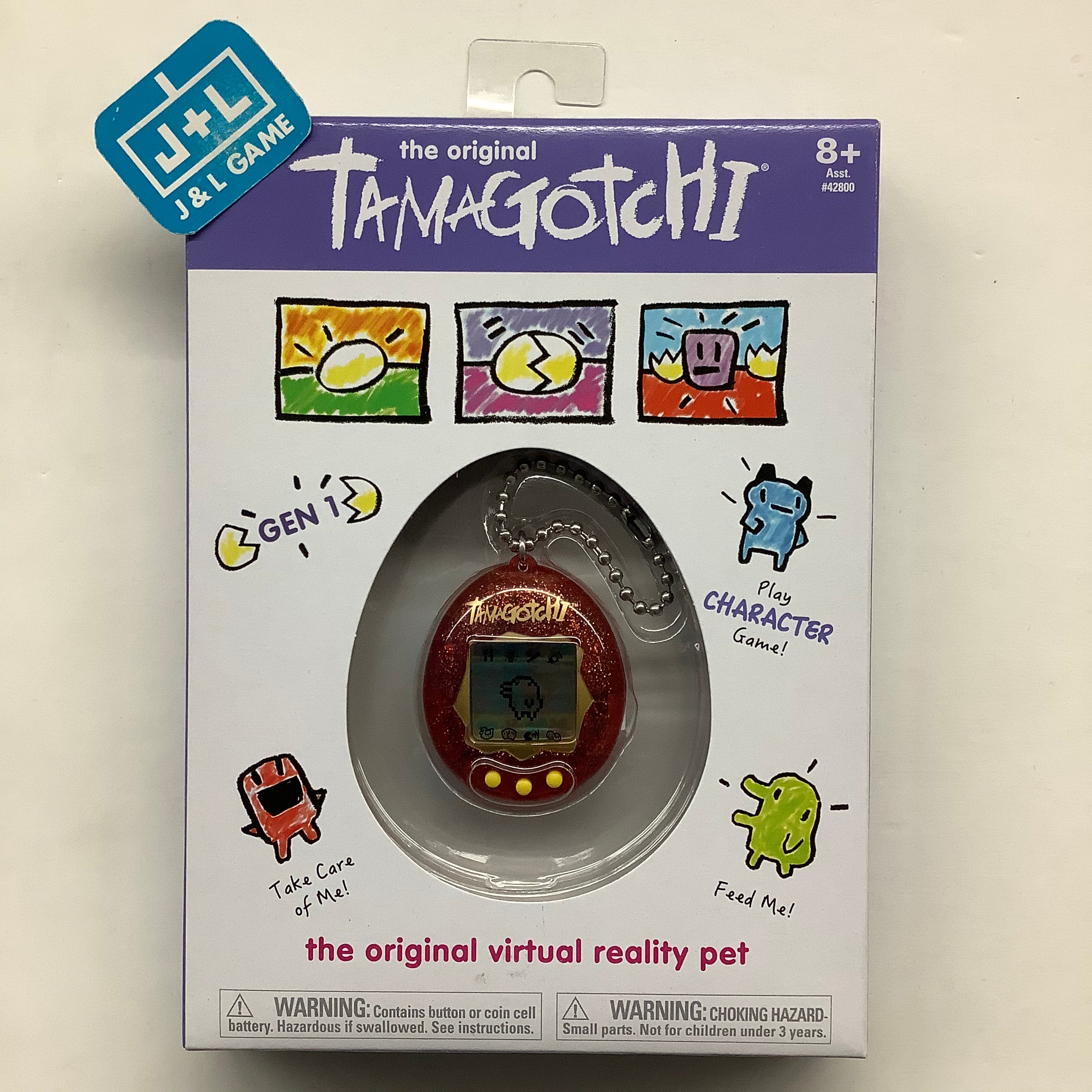 The Original Tamagotchi (Gen 1) (Red Glitter) - Tamagotchi Toy Tamagotchi   