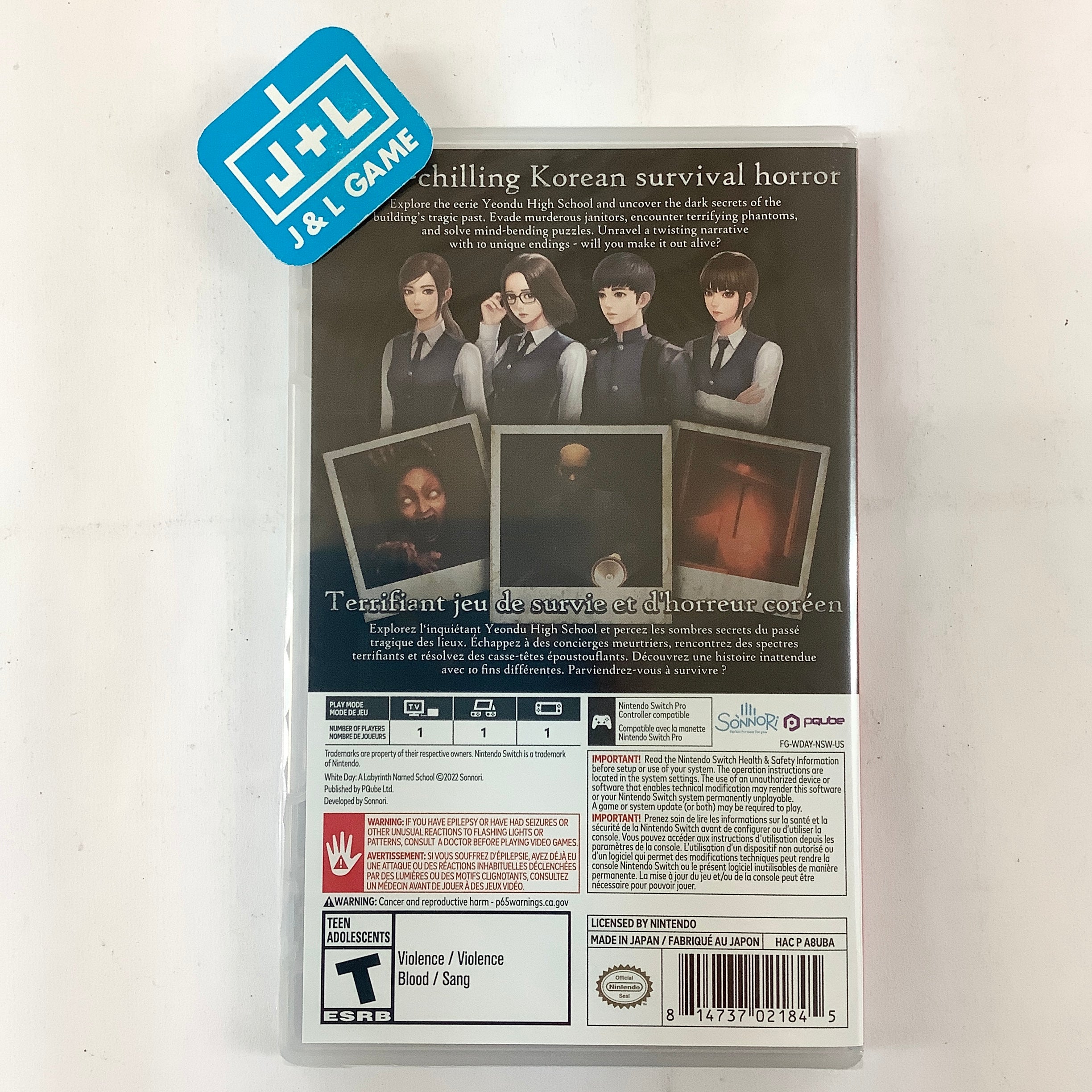 White Day: A Labyrinth Named School - (NSW) Nintendo Switch Video Games PQube   