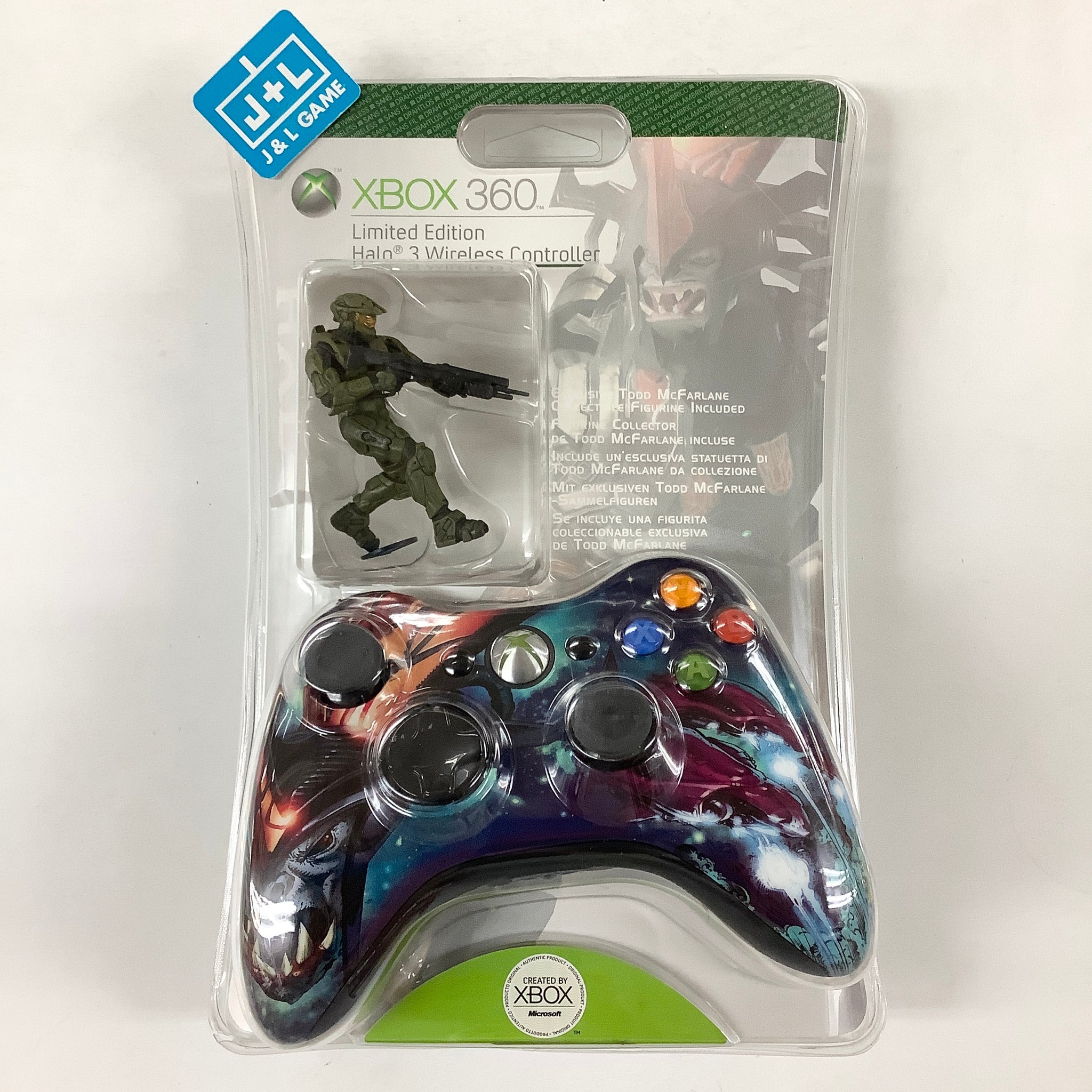 dedo índice productos quimicos capturar Microsoft Xbox 360 Wireless Halo 3 Covenant Controller - Xbox 360 – J&L  Video Games New York City