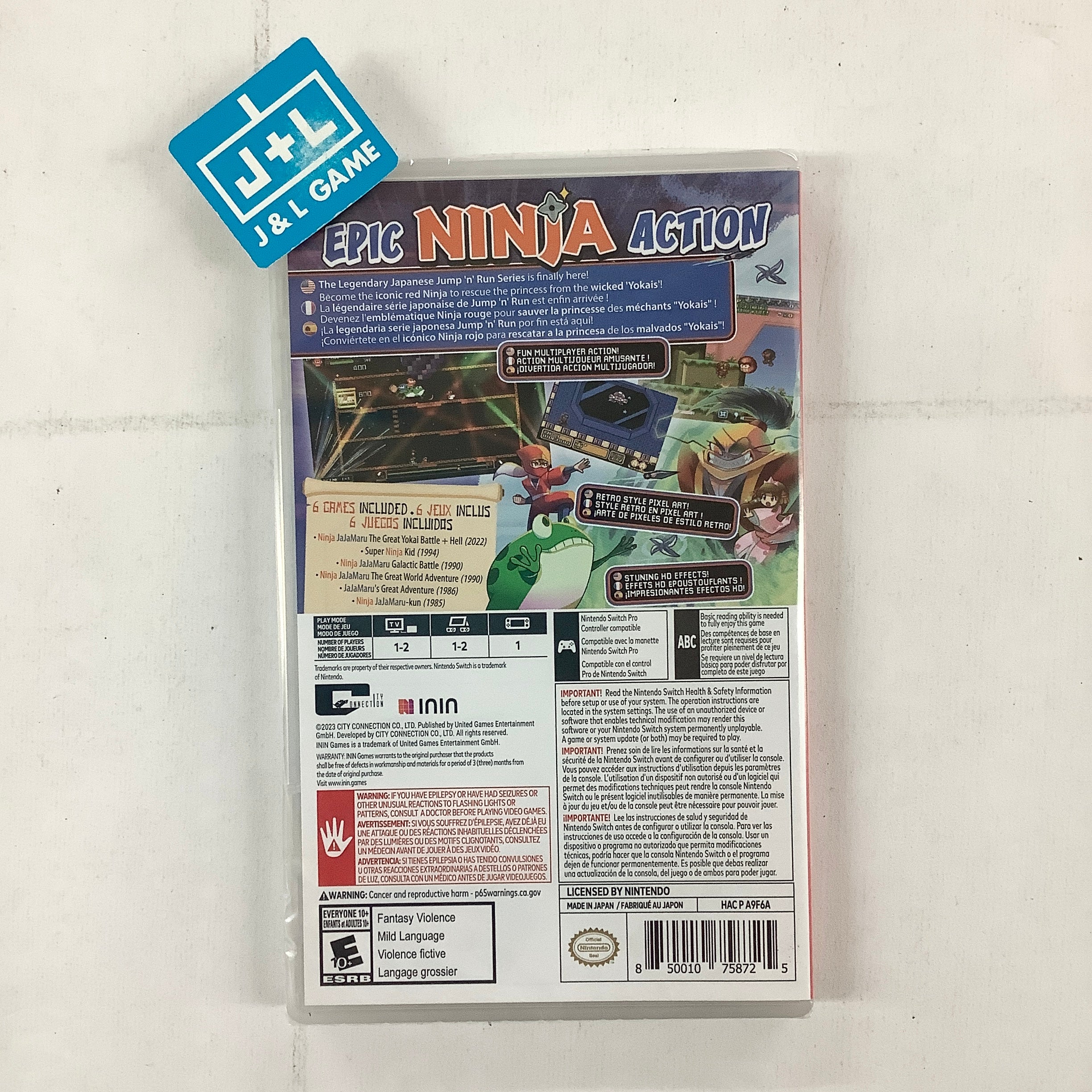 Ninja JaJaMaru: The Great Yokai Battle +Hell (Deluxe Edition) - (NSW) Nintendo Switch Video Games ININ   