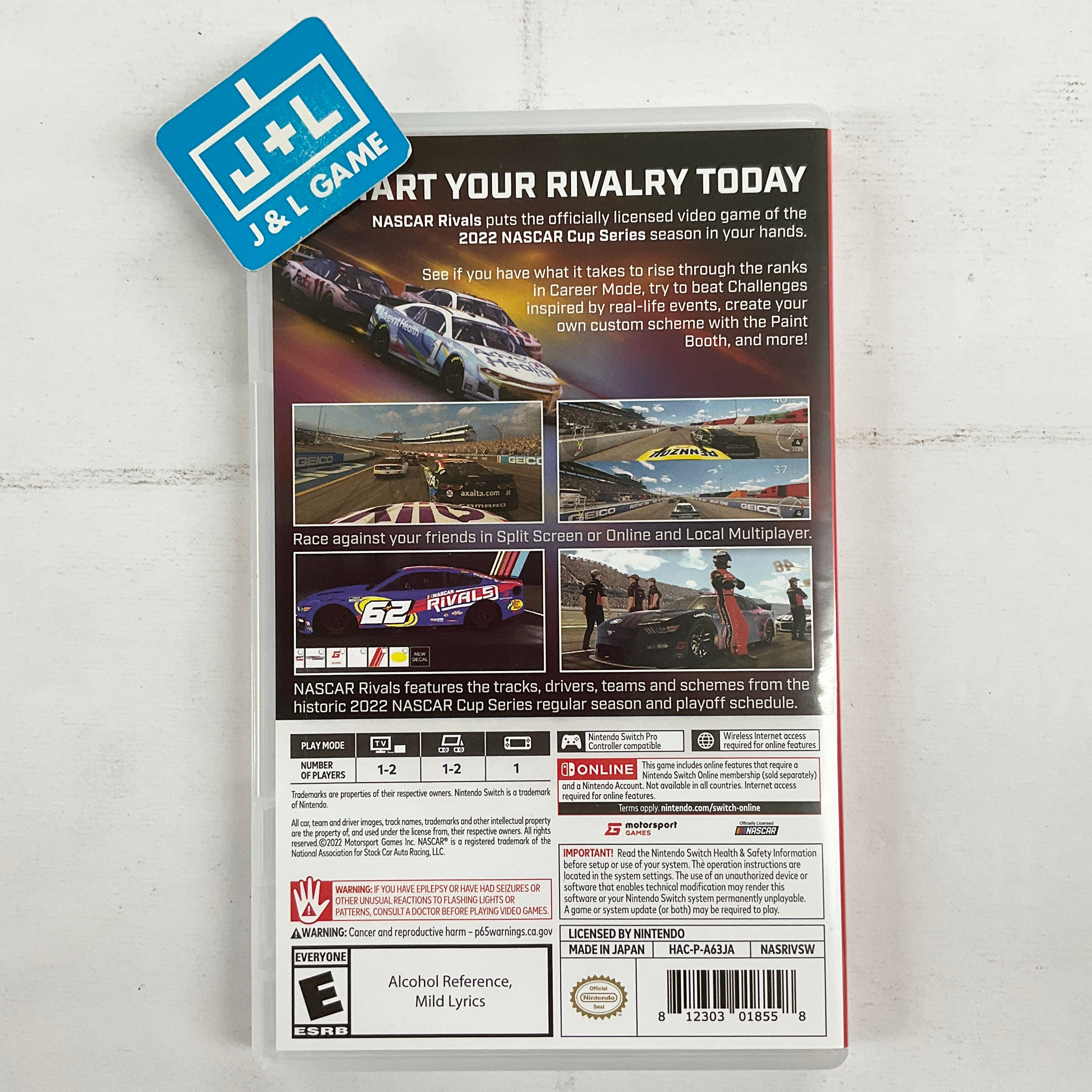 NASCAR Rivals - (NSW) Nintendo Switch [UNBOXING] Video Games Motorsport Games   