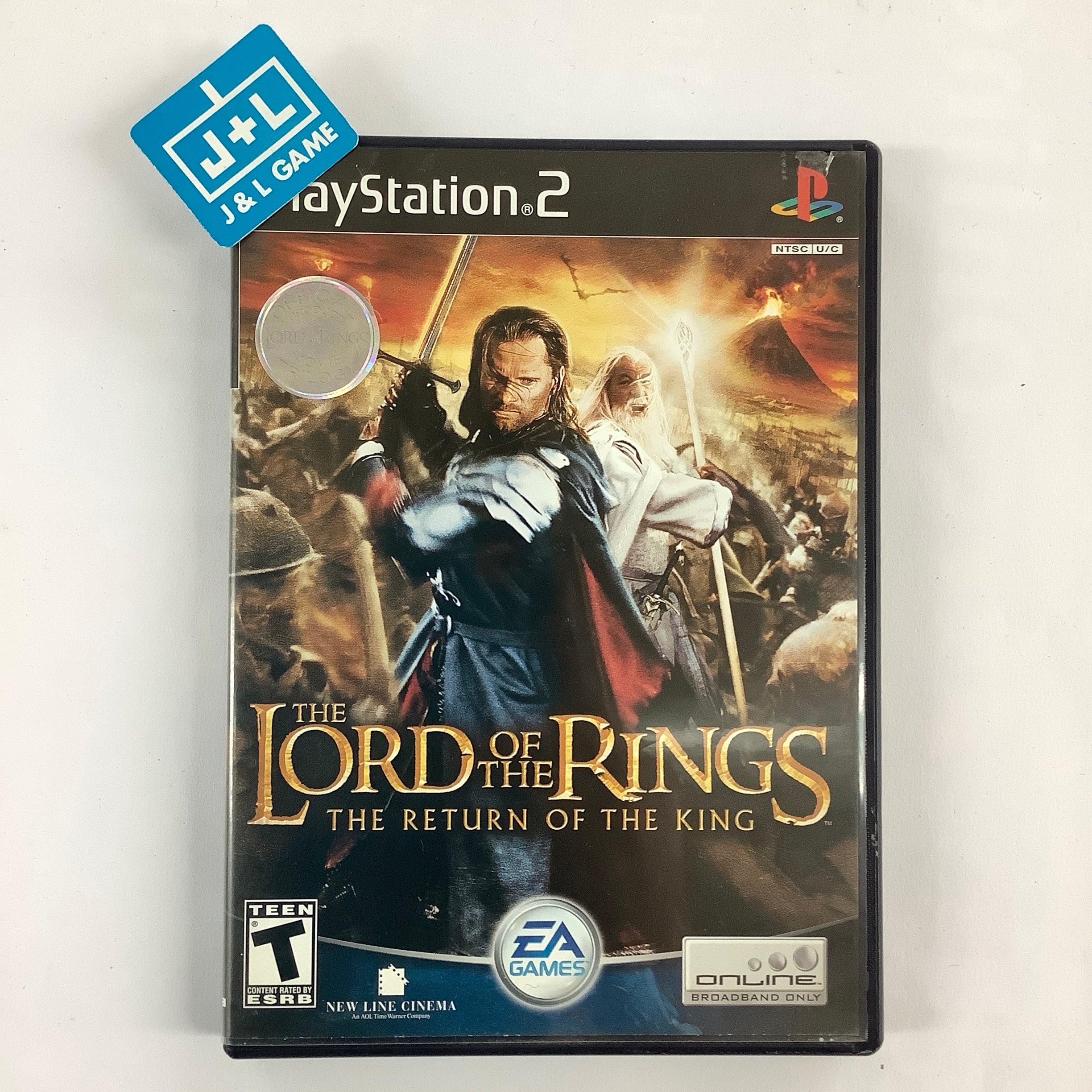 The Lord of the Rings: The Return of the King - (PS2) PlayStation 2 [Pre-Owned] Video Games EA Games   