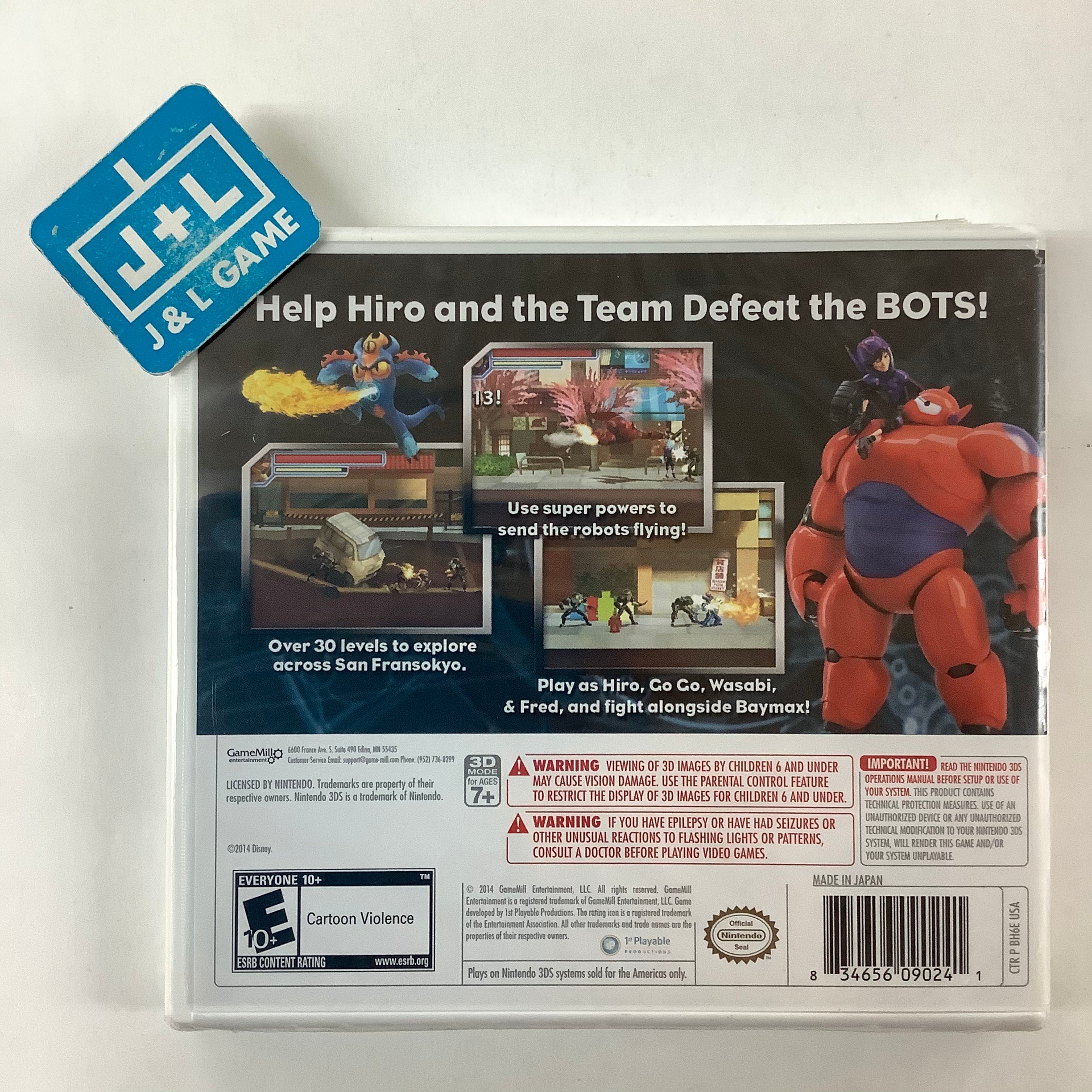 Disney Big Hero 6: Battle in the Bay - Nintendo 3DS Video Games GameMill Entertainment   