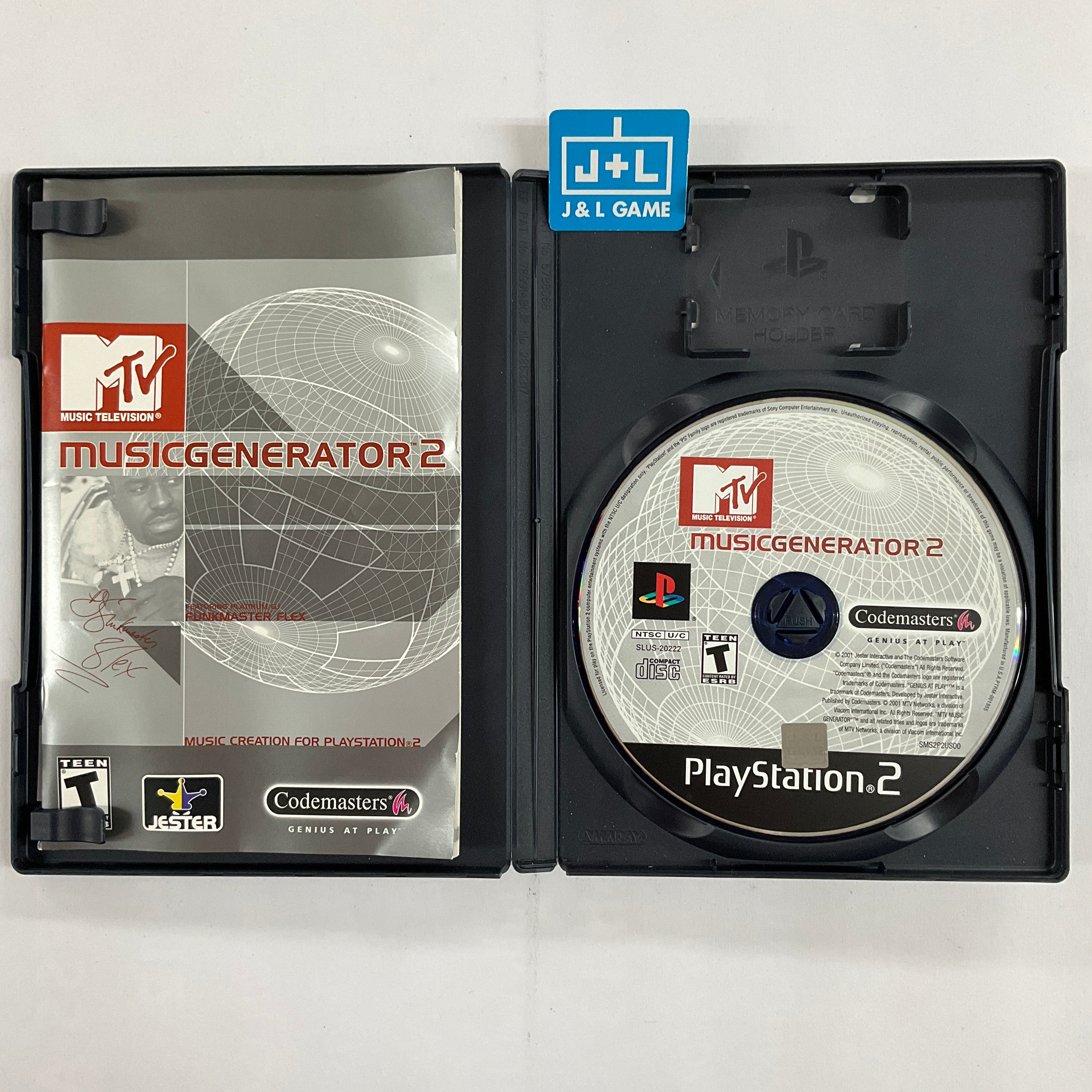 MTV Music Generator 2 - (PS2) PlayStation 2 [Pre-Owned] Video Games Codemasters   