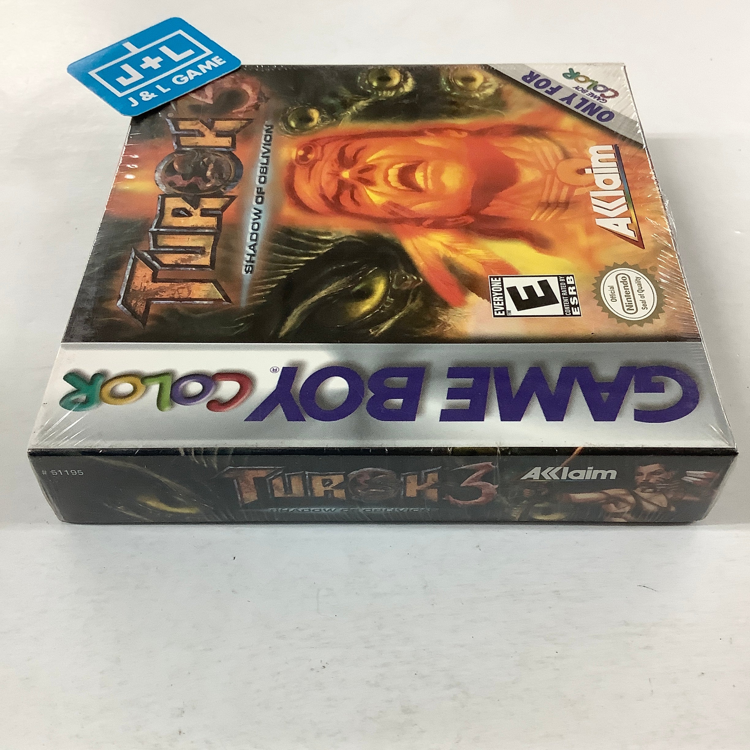 Turok 3: Shadow of Oblivion - (GBC) Game Boy Color Video Games Acclaim   