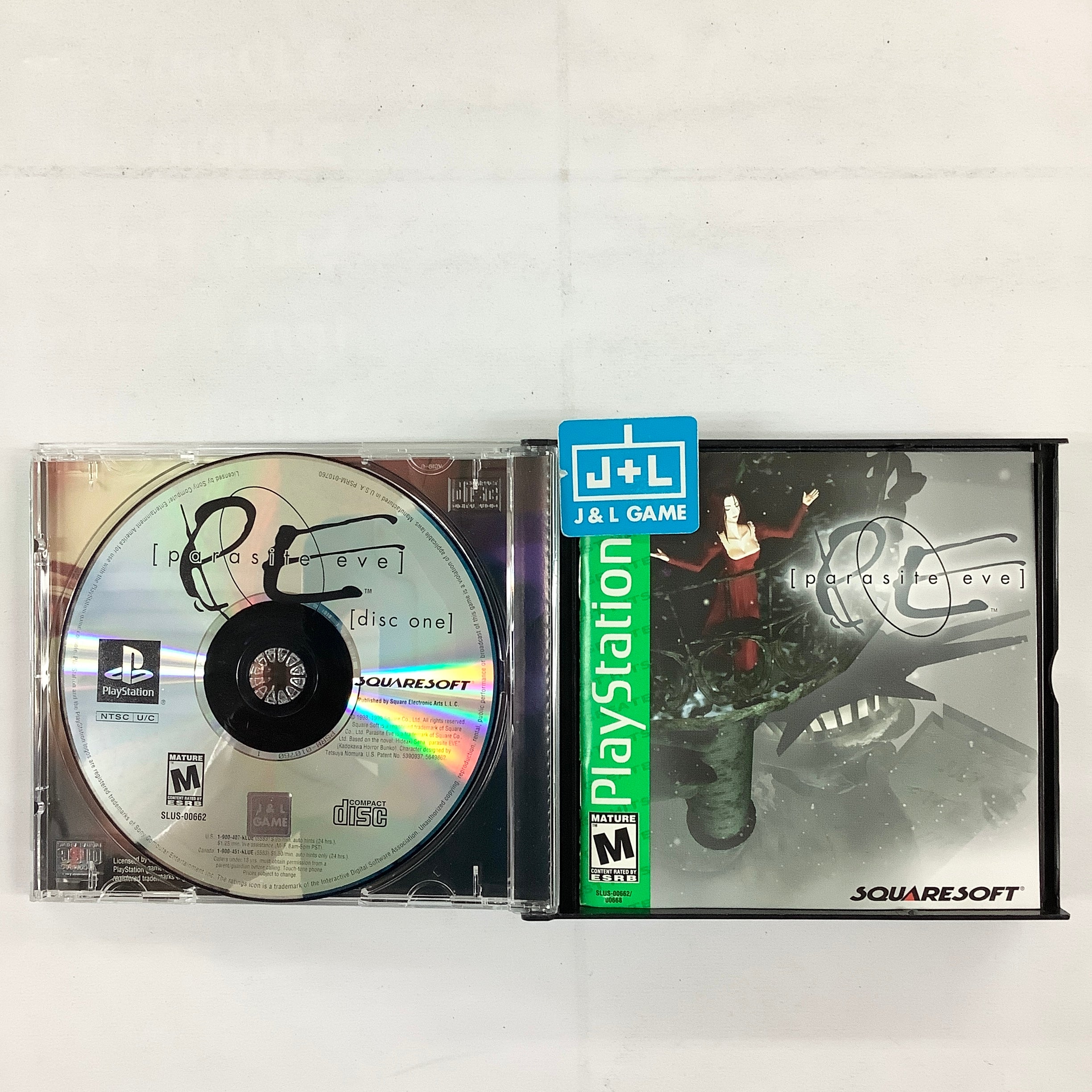 Parasite Eve (Greatest Hits) - (PS1) PlayStation 1 [Pre-Owned] Video Games SquareSoft   