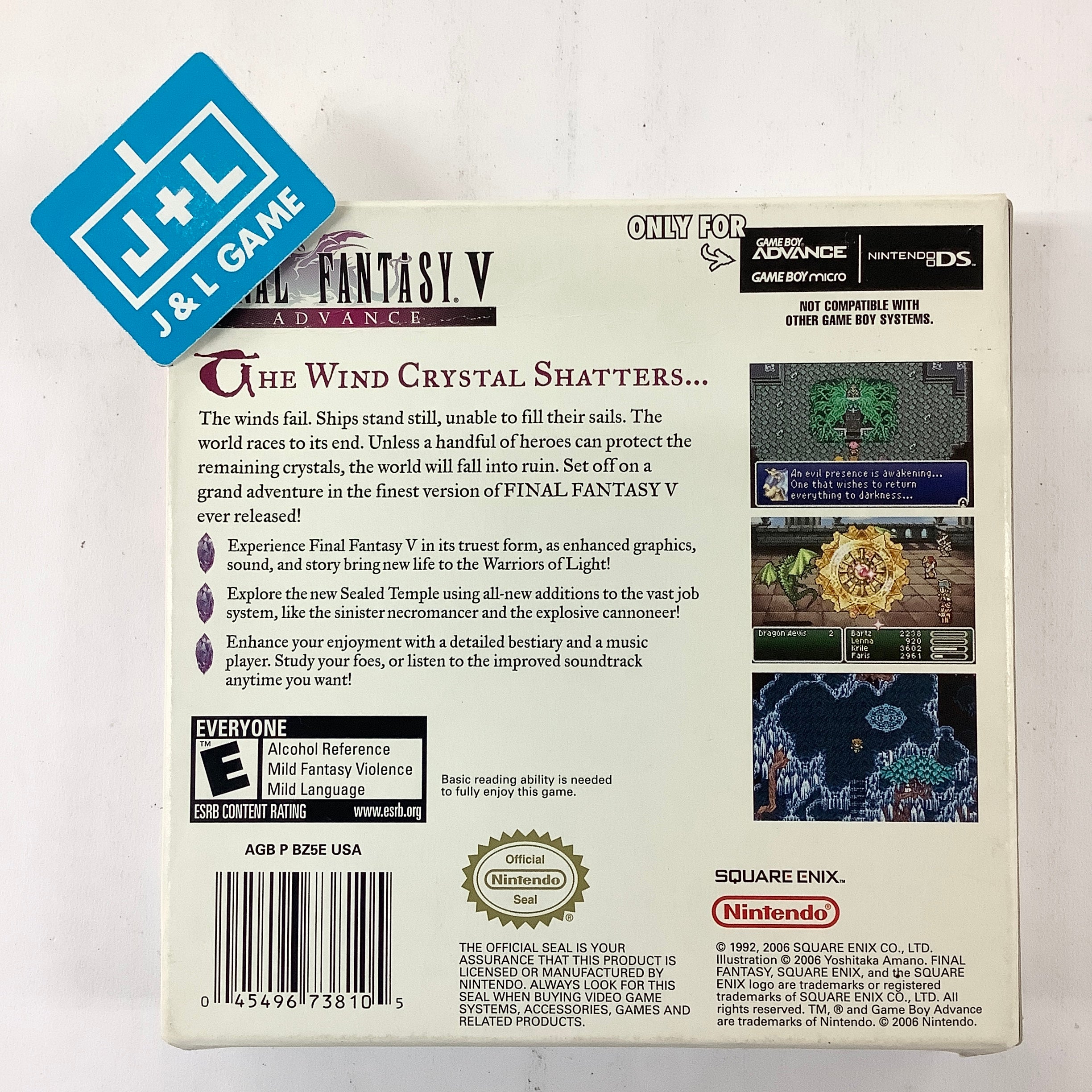 Final Fantasy V Advance - (GBA) Game Boy Advance [Pre-Owned] Video Games Nintendo   