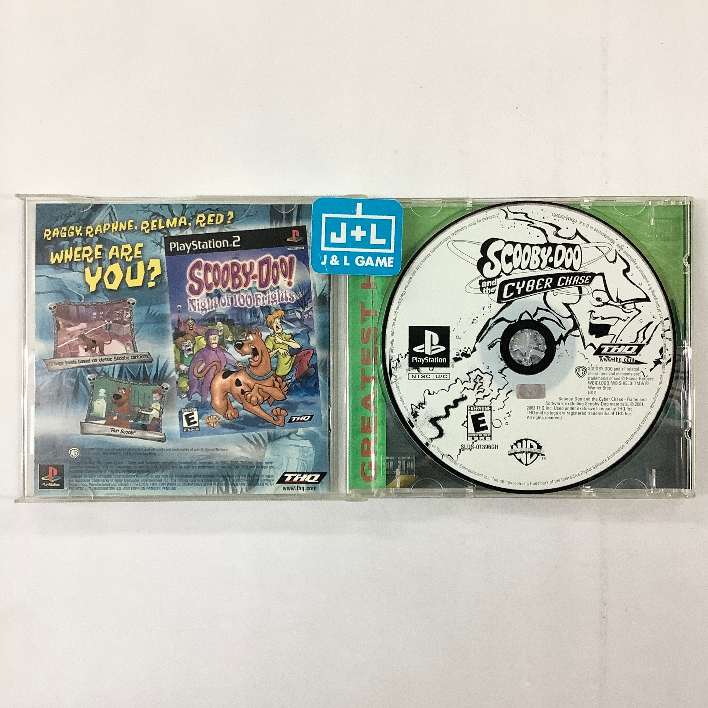 Scooby-Doo and the Cyber Chase (Greatest Hits) - (PS1) PlayStation 1 [Pre-Owned] Video Games THQ   